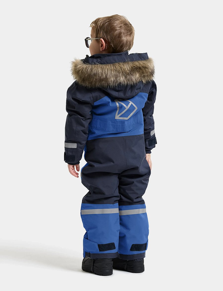 Didriksons - Bjärven Kids' Coverall - outerwear - ultramarine - 3