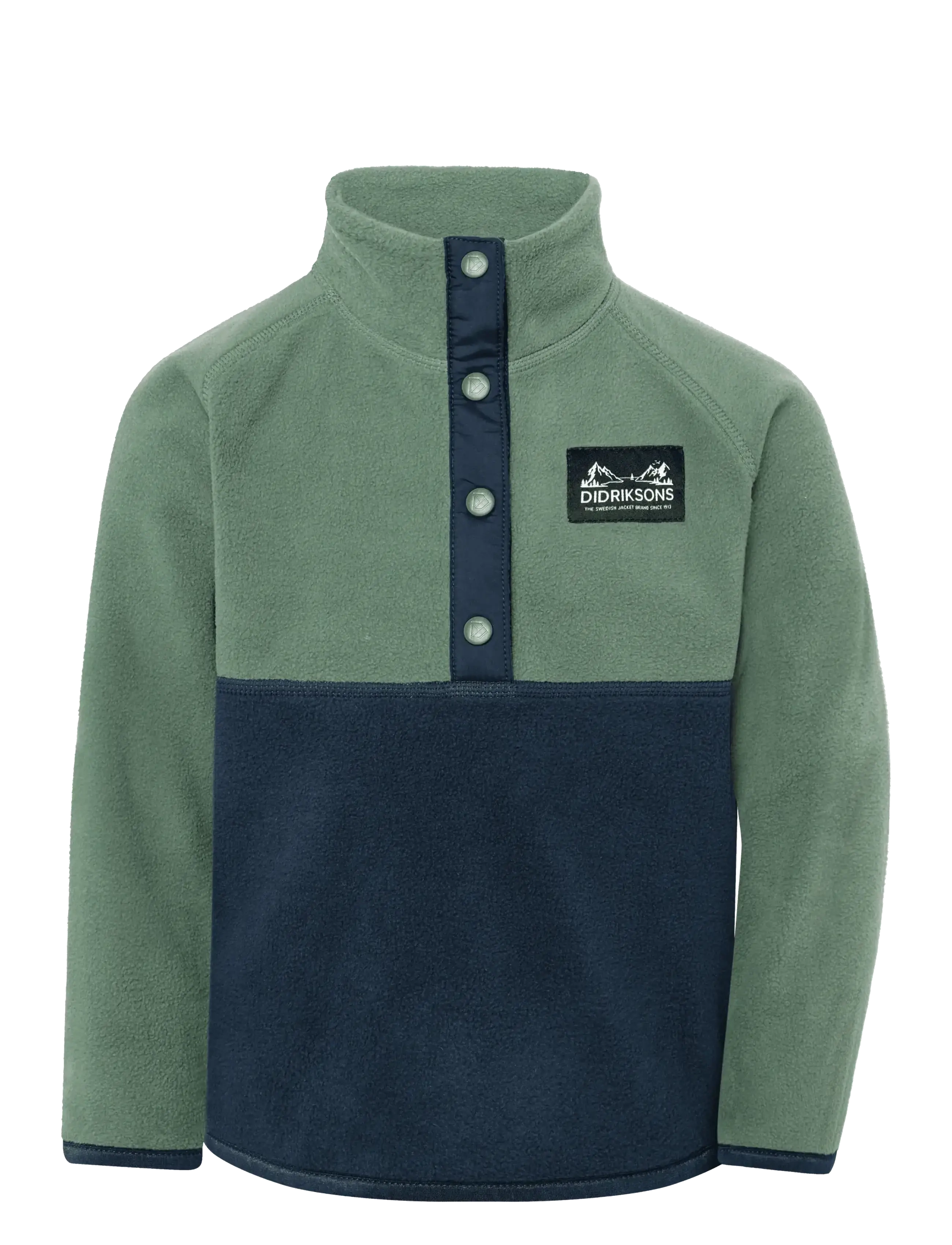 DIDRIKSONS Monte Kinder' Half Button Khaki - 92 - Kinder