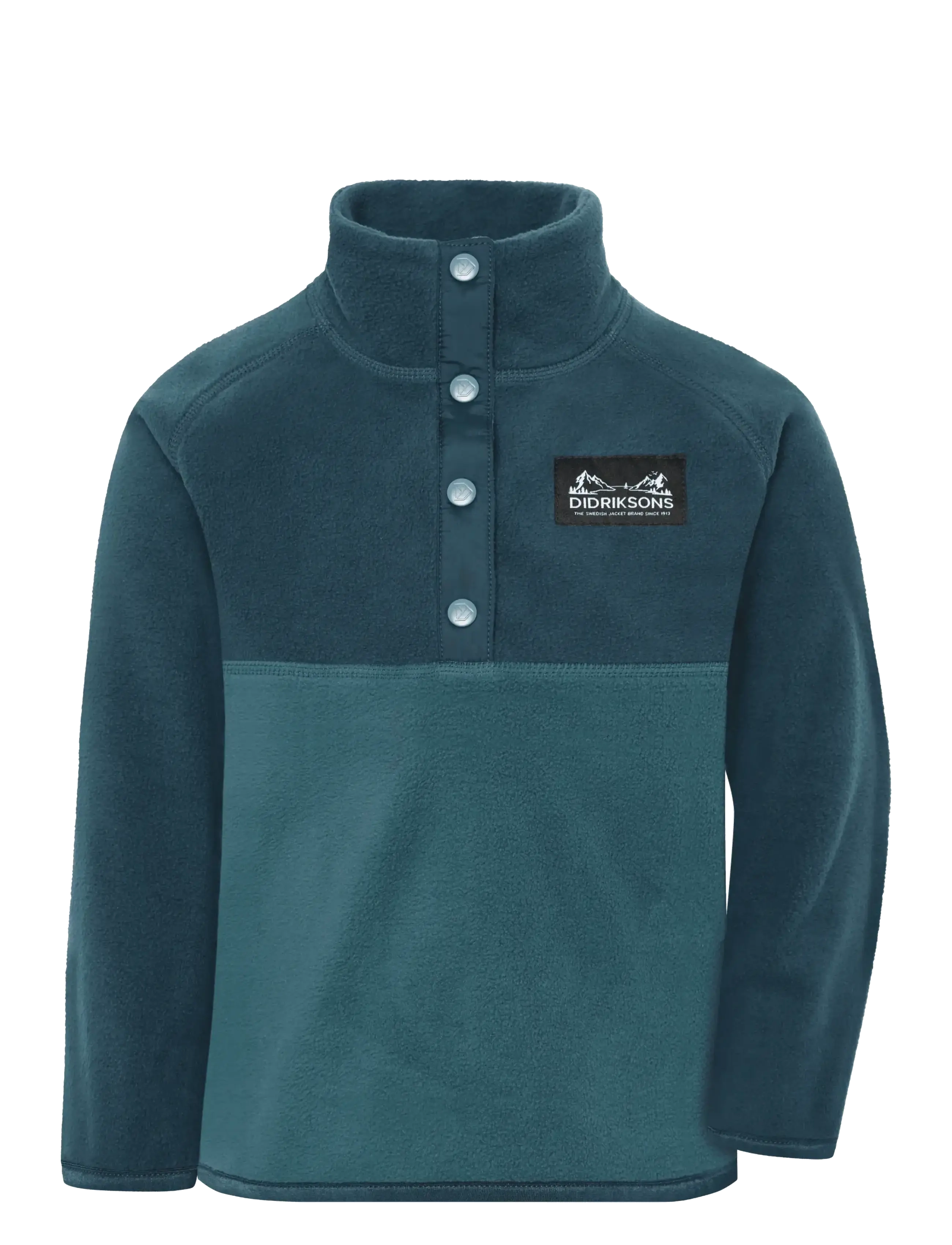 DIDRIKSONS Monte Kinder' Half Button Blau - 98 - Kinder