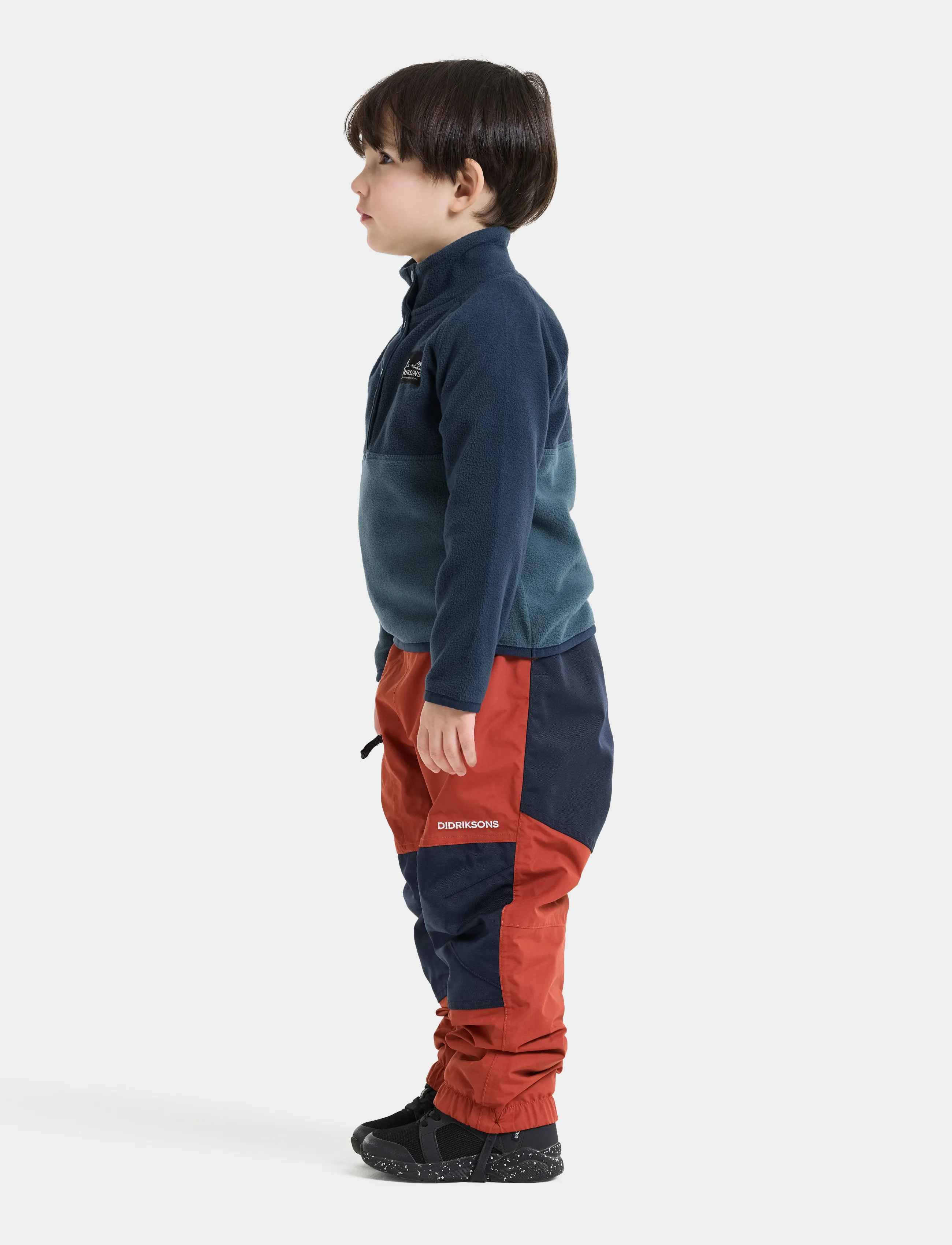 Didriksons - Monte Kids' Half Button - isolierte jacken - mountain blue - 3