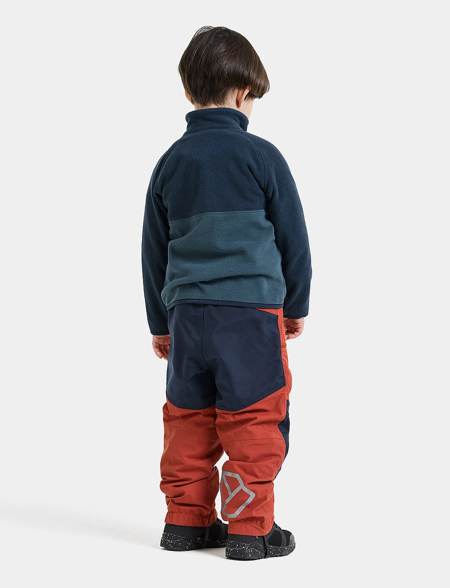 Didriksons - Monte Kids' Half Button - isolierte jacken - mountain blue - 4