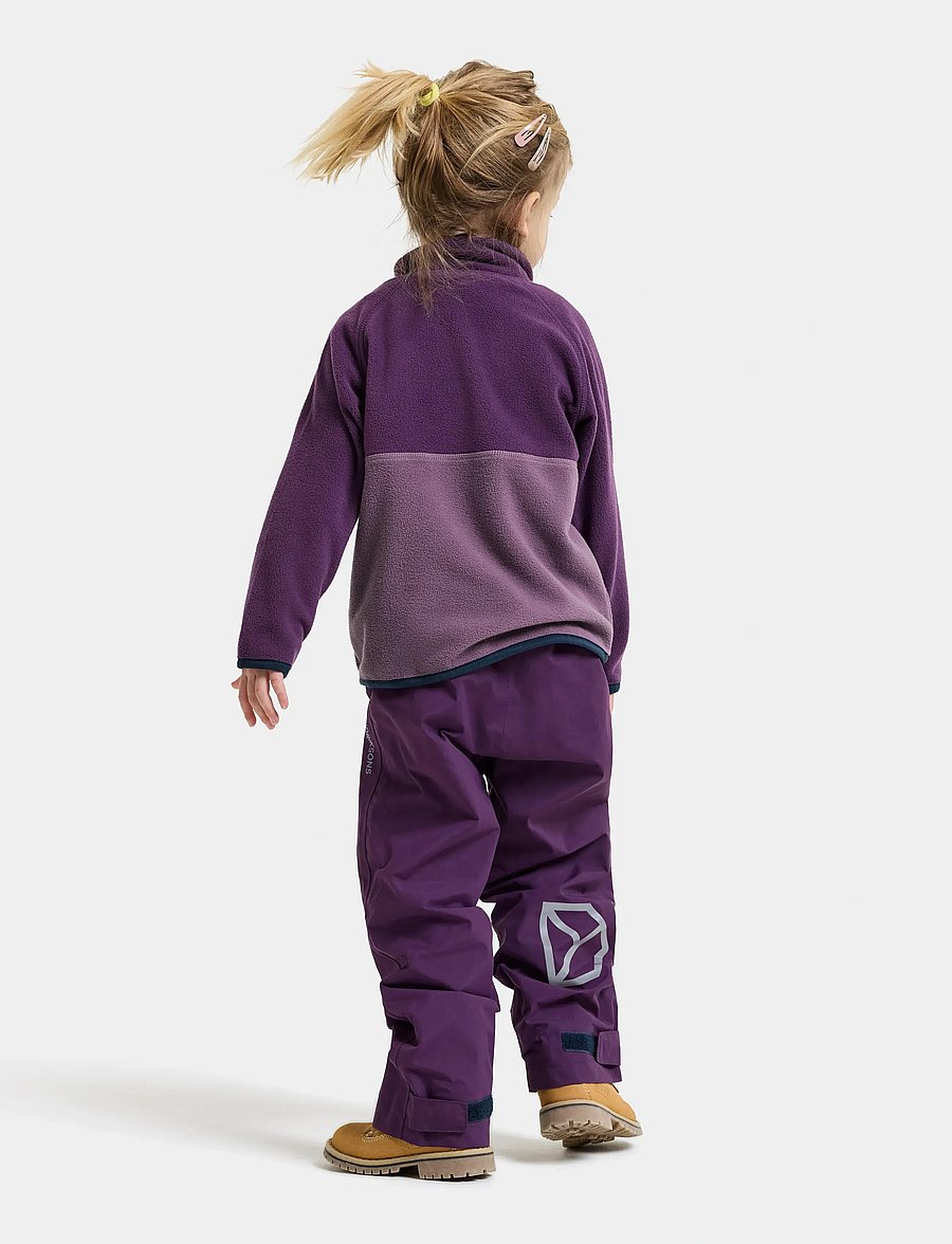 Didriksons - Monte Kids' Half Button - paksud joped - northen purple - 4