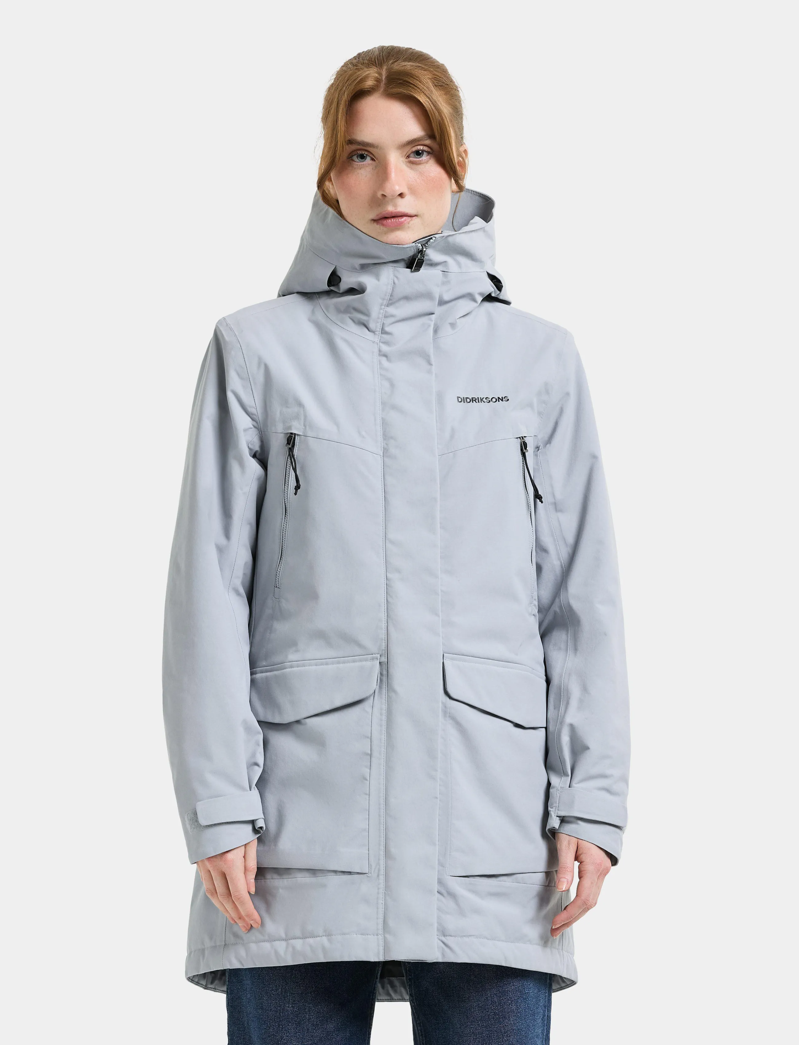 Didriksons Felia Parka, Damen, Parka, Blau, Gr.38