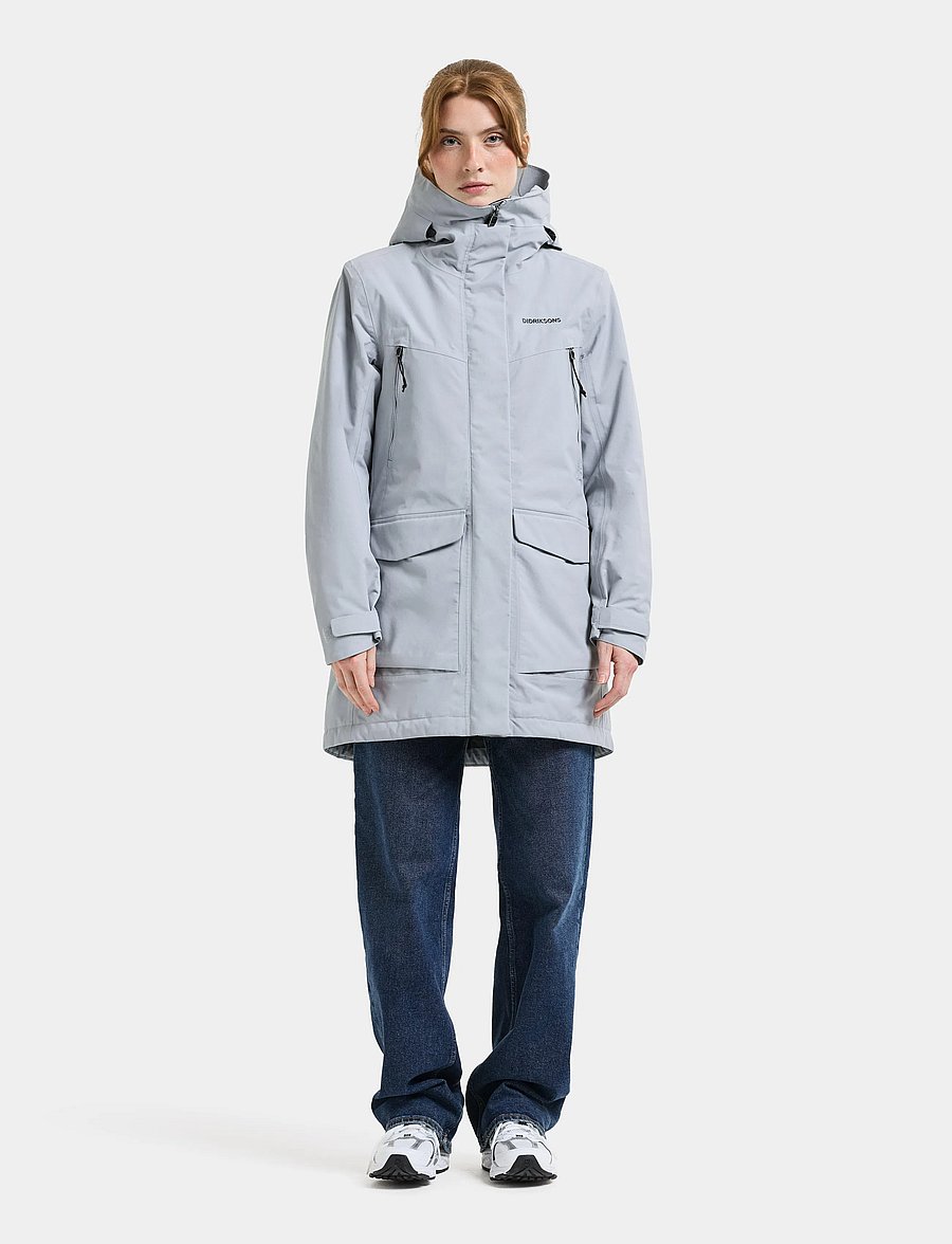 Didriksons - Felia Parka - joped - frost blue - 3