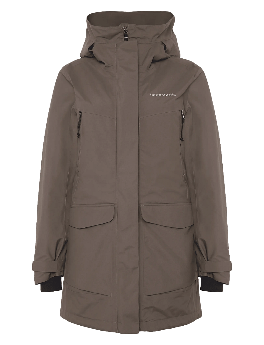 Didriksons - Felia Parka - jakker - mocha brown - 1