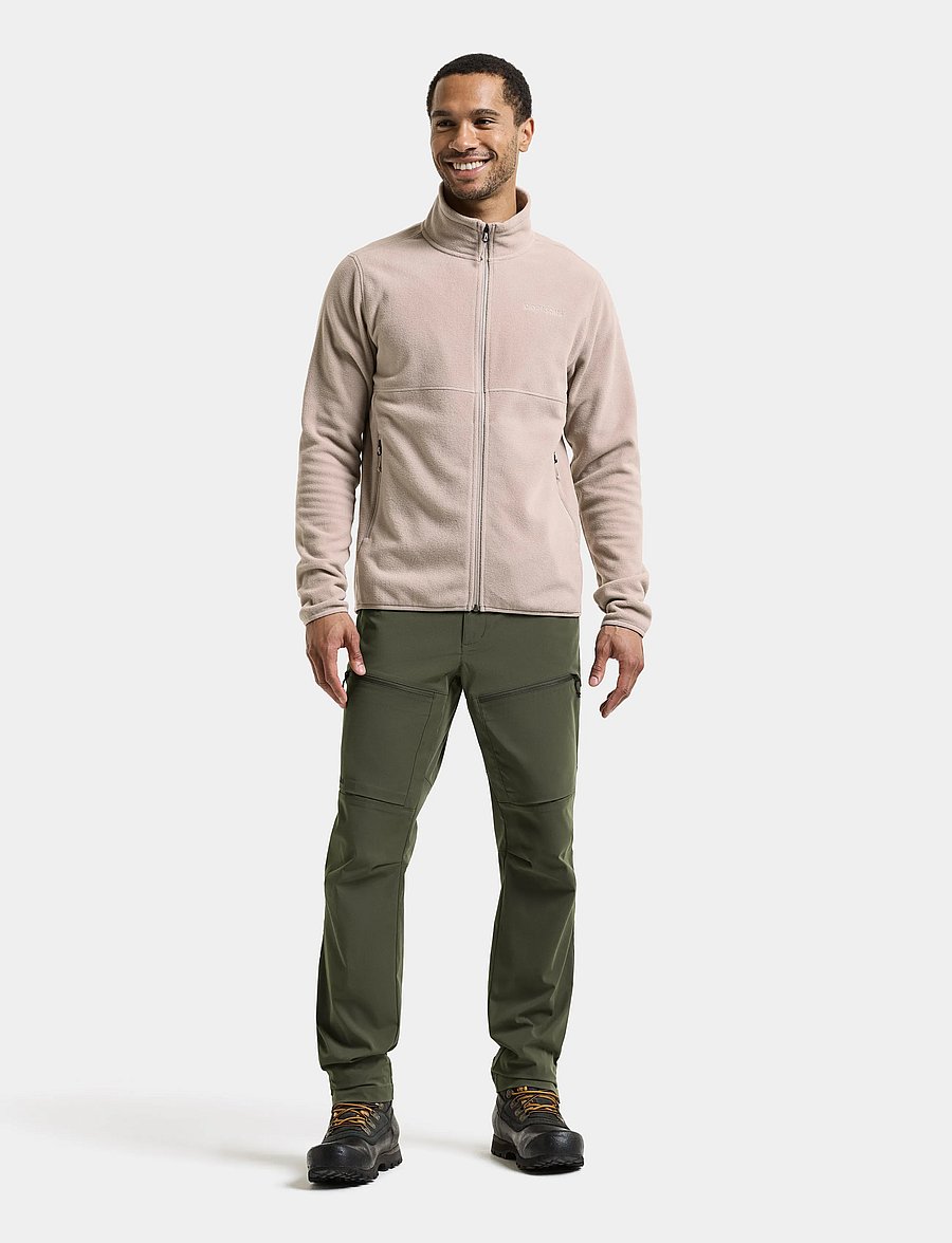 Didriksons - Vito Full-Zip - fleece og mellemlag - beach beige - 3