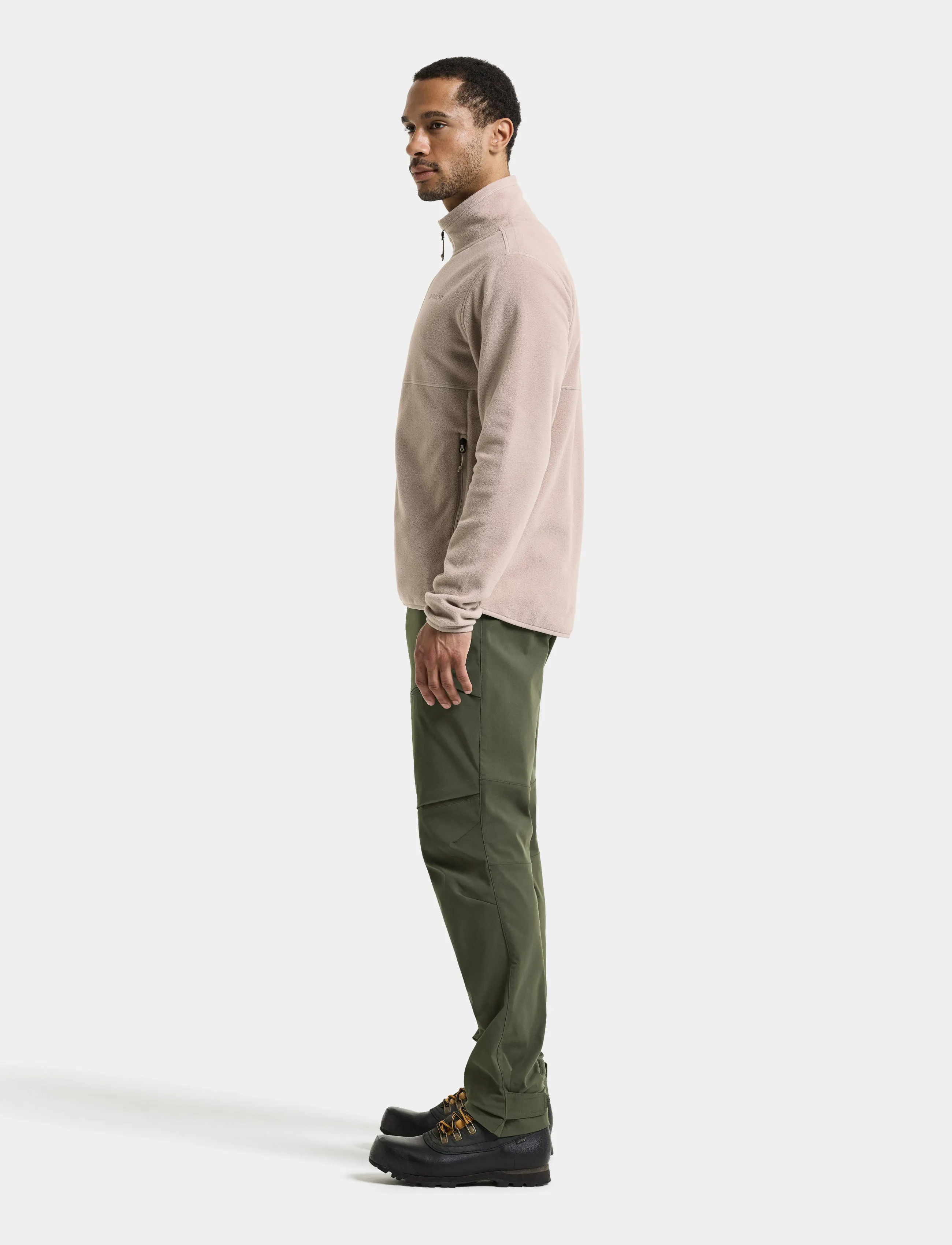 Didriksons - Vito Full-Zip - fleece og mellemlag - beach beige - 5