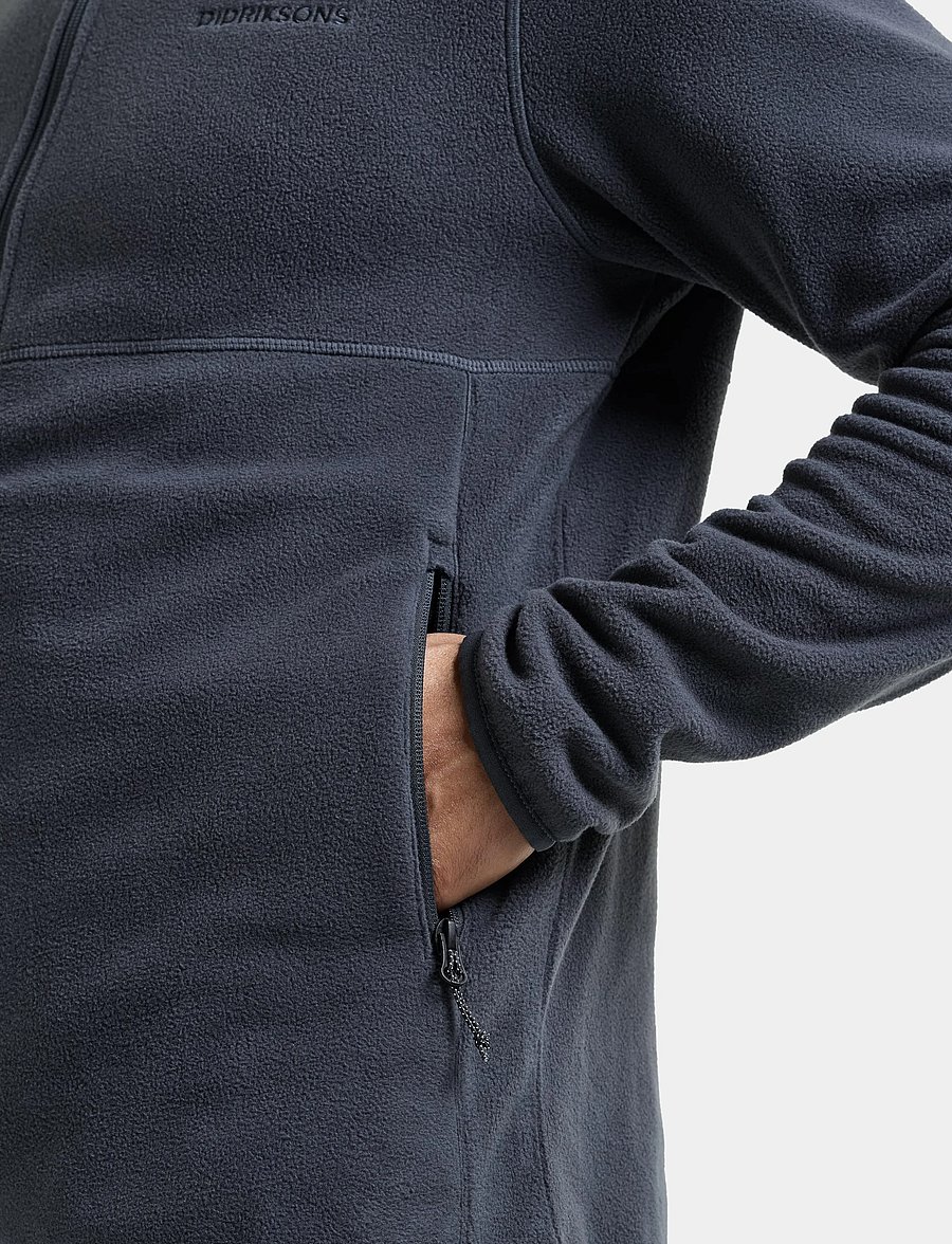 Didriksons - Vito Full-Zip - fleece og mellemlag - sleepy blue - 0