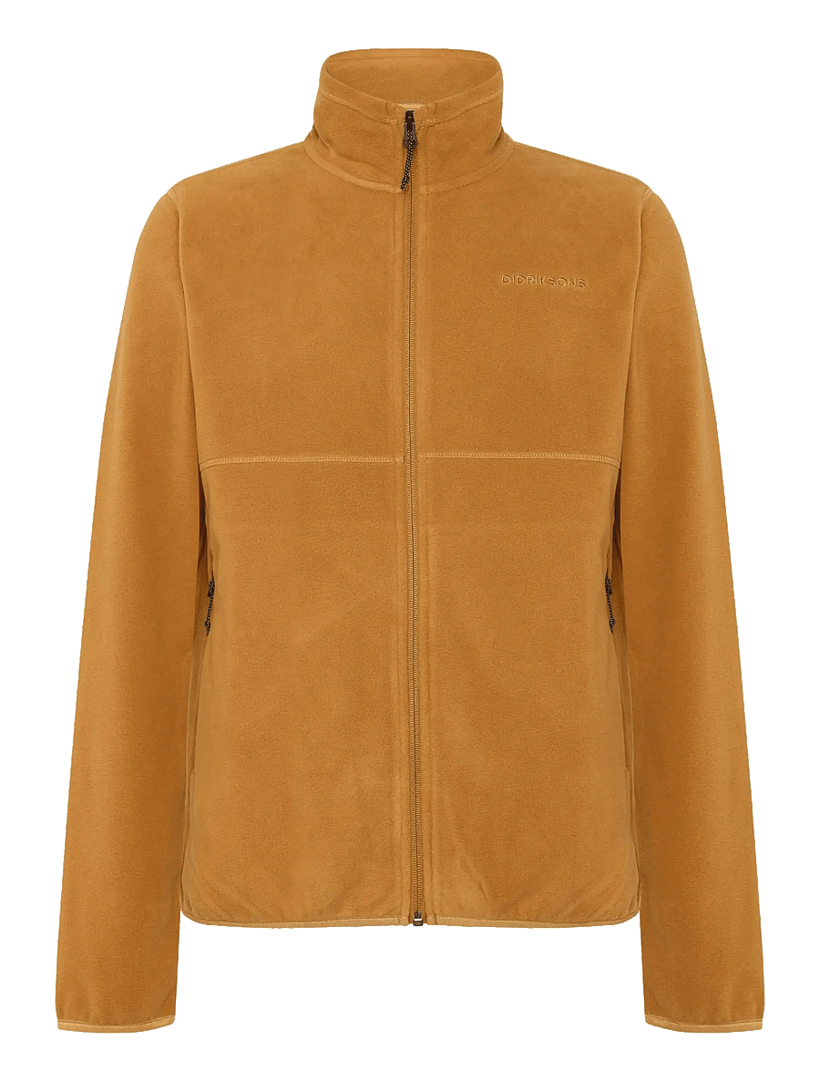 Didriksons - Vito Full-Zip - fleece og mellemlag - spice brown - 1