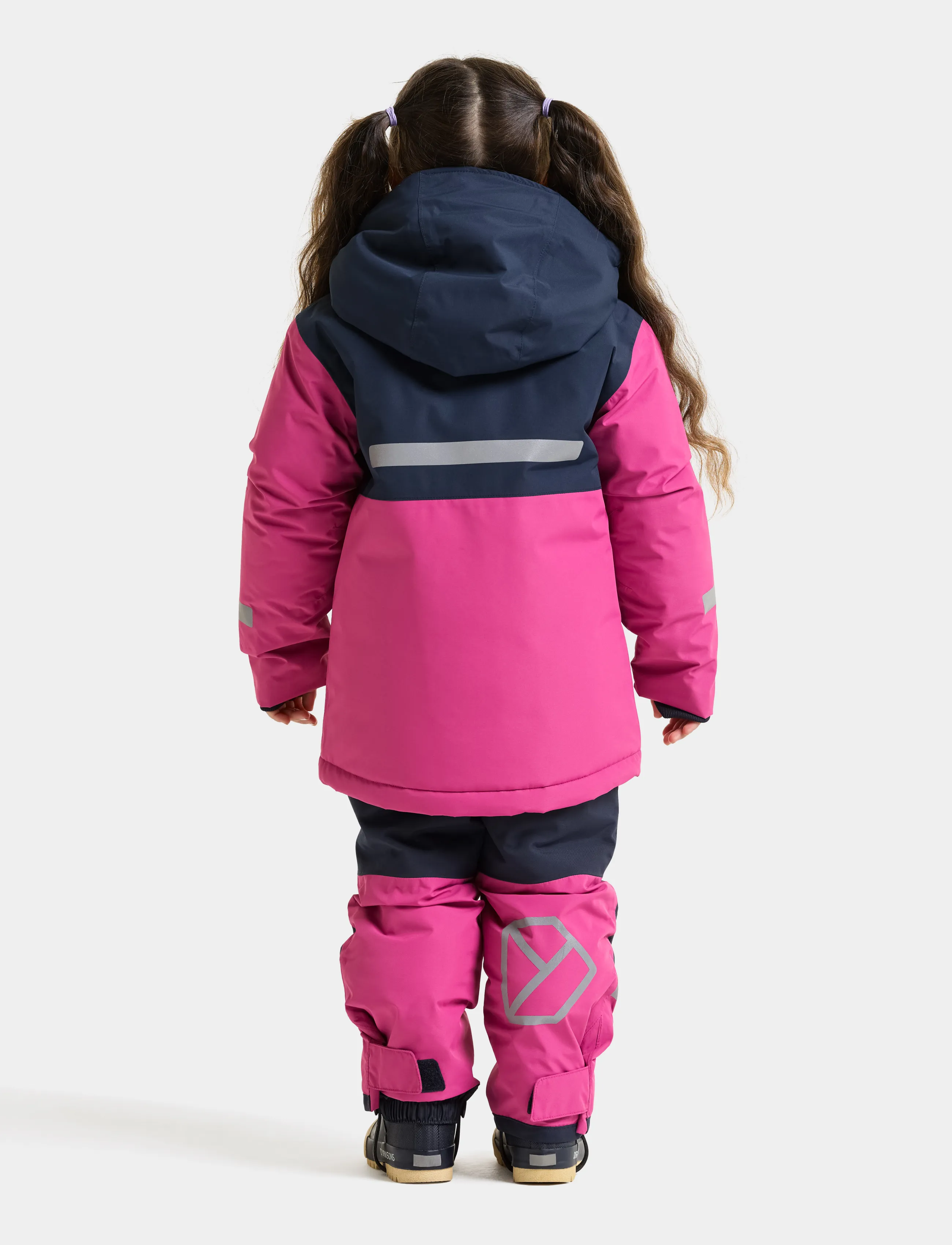 Didriksons Skare Kids' Set, Kinder, Kinder Outdoor Set, Rosa, Gr.110