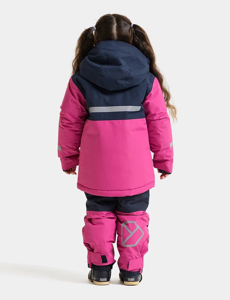 Didriksons - Skare Kids' Set - Õueriided - cactus pink - 0