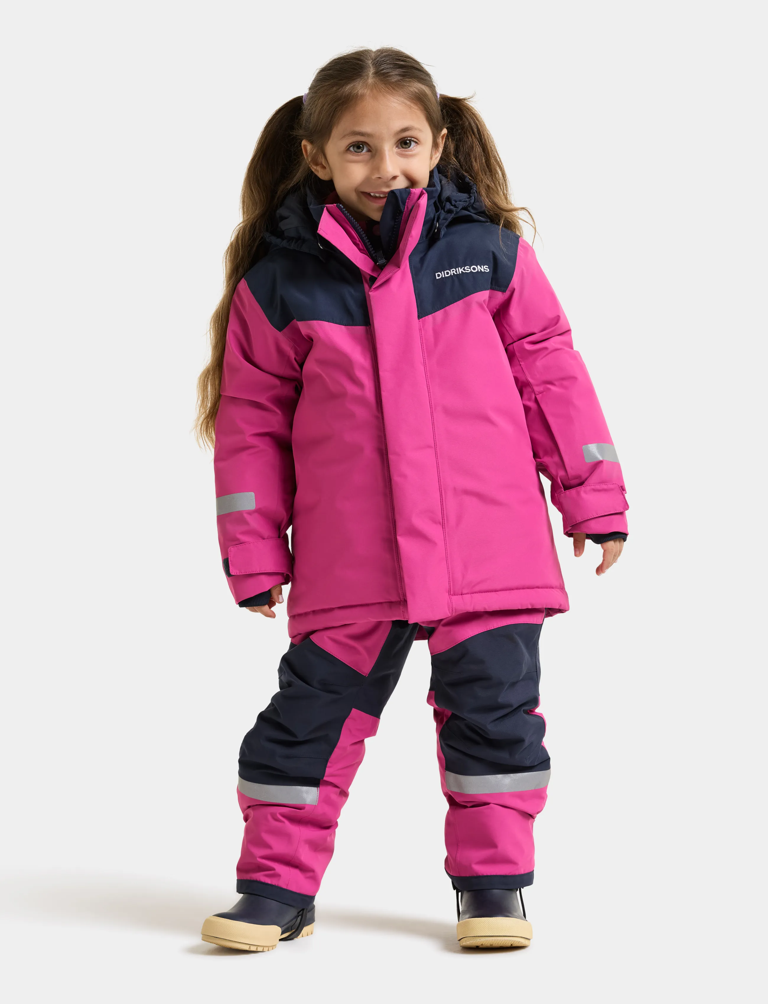 Didriksons - Skare Kids' Set - overtøj - cactus pink - 3