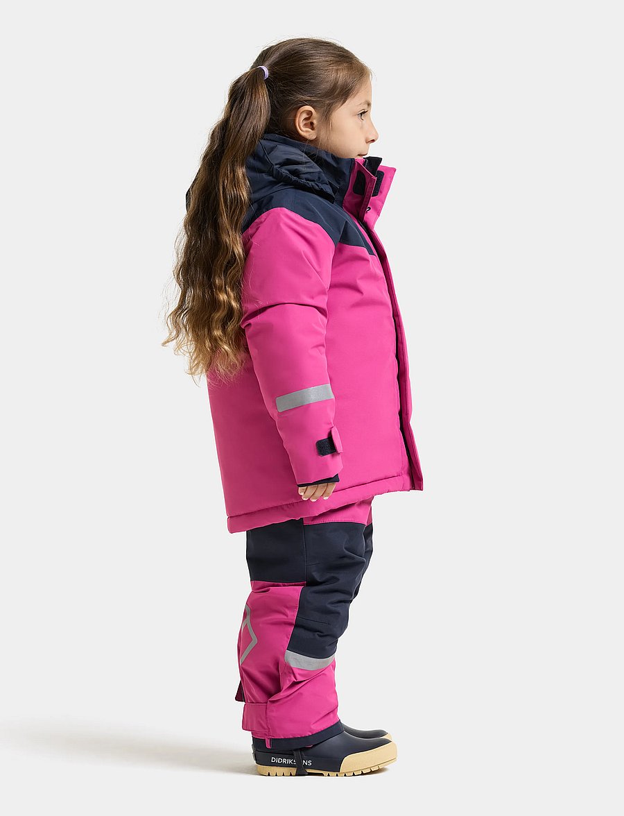 Didriksons - Skare Kids' Set - Õueriided - cactus pink - 4