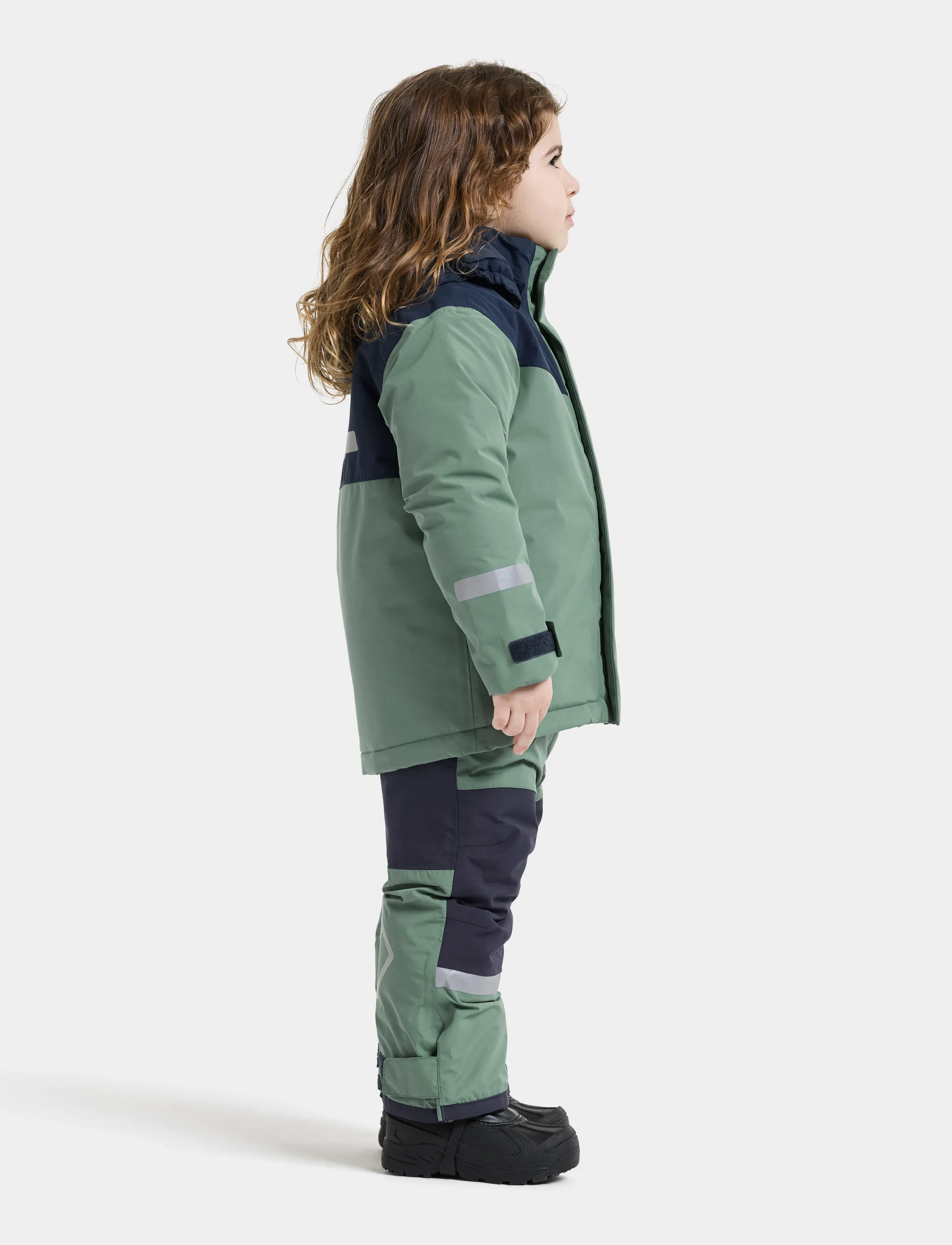 Didriksons - Skare Kids' Set - dark moss - 5