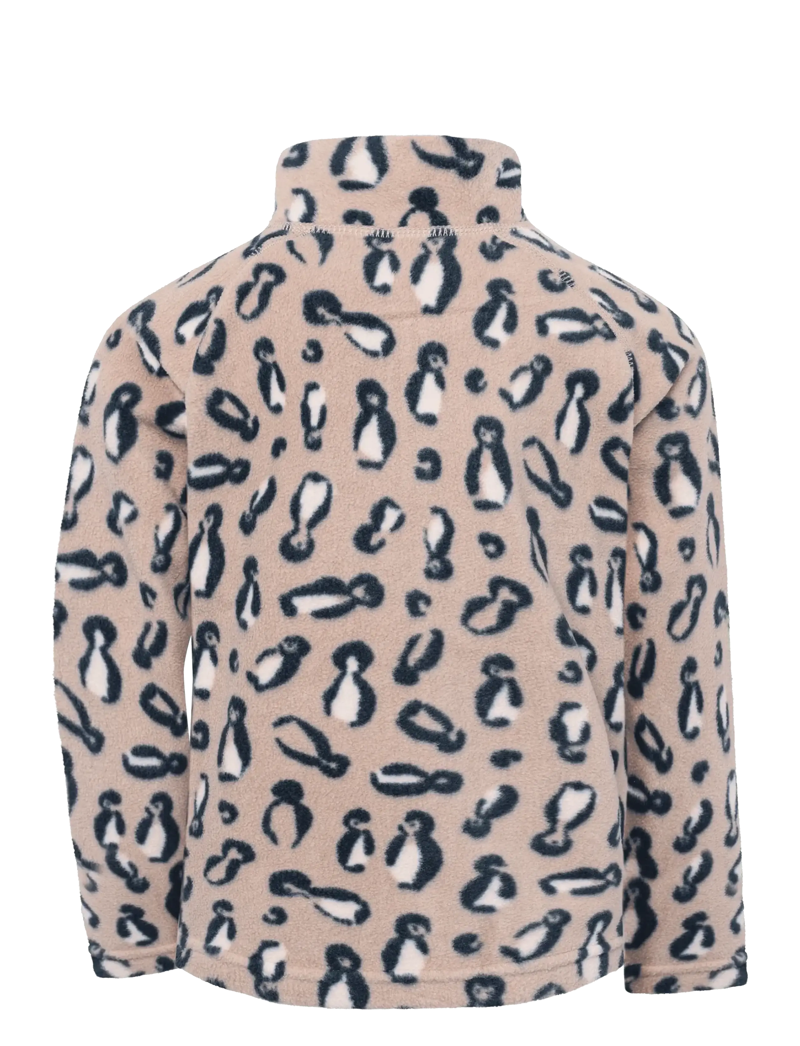 Didriksons - Monte Printed Kids' Full-Zip - paksud joped - penguino beige - 2