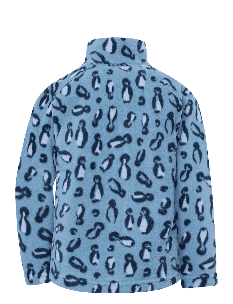 Didriksons - Monte Printed Kids' Full-Zip - isolierte jacken - penguino blue - 2
