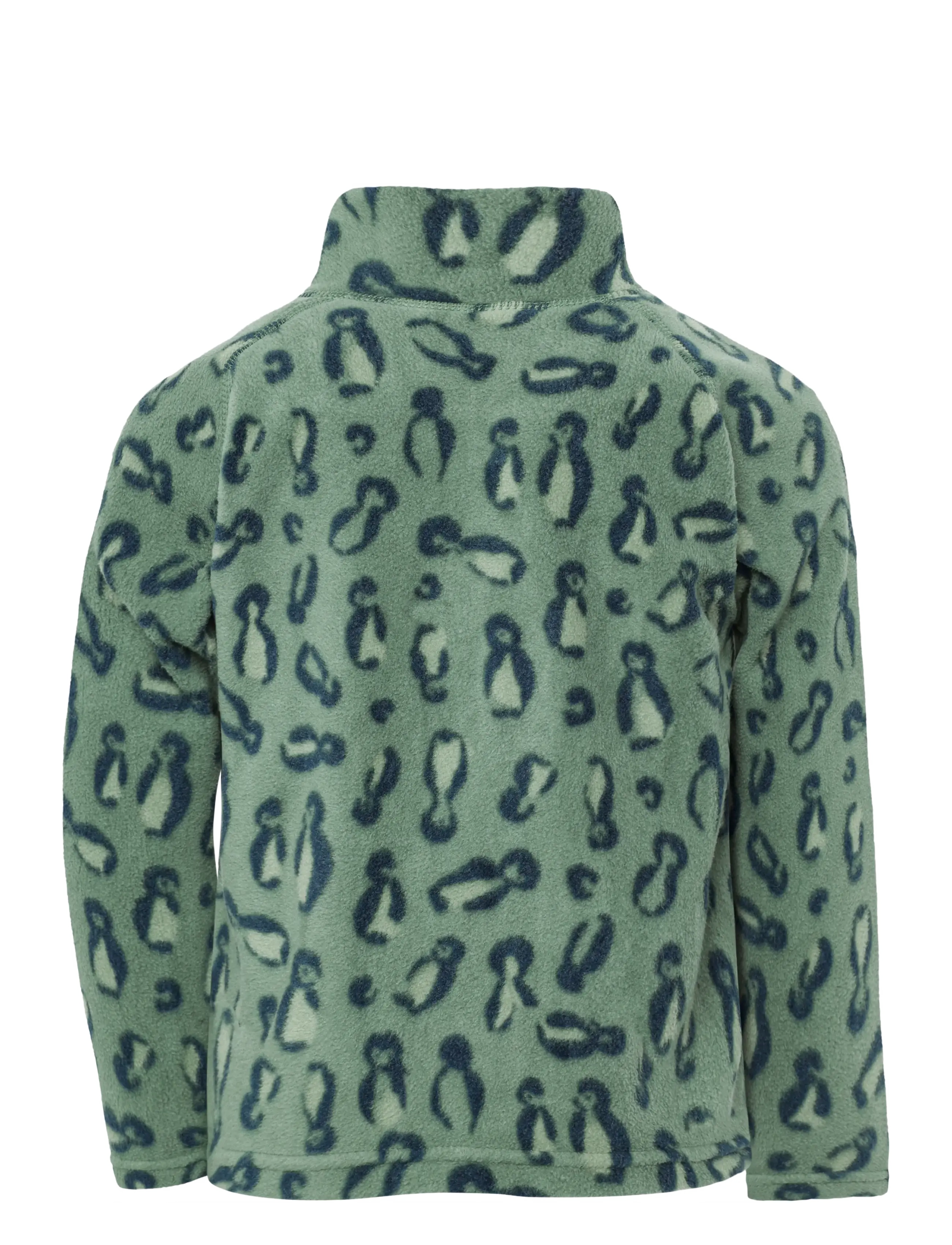Didriksons - Monte Printed Kids' Full-Zip - paksud joped - penguino green - 2