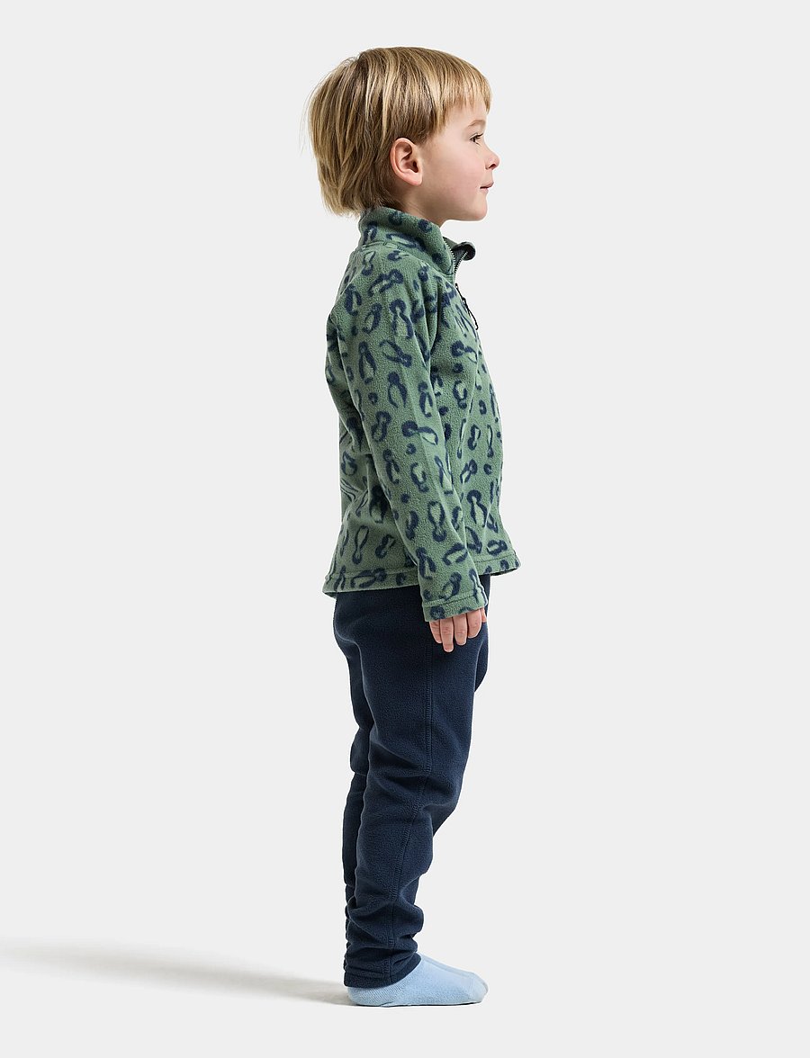 Didriksons - Monte Printed Kids' Full-Zip - paksud joped - penguino green - 4