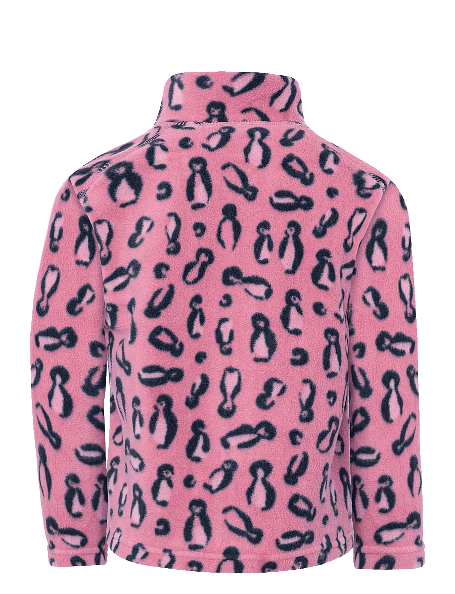 Didriksons - Monte Printed Kids' Full-Zip - paksud joped - penguino pink - 2