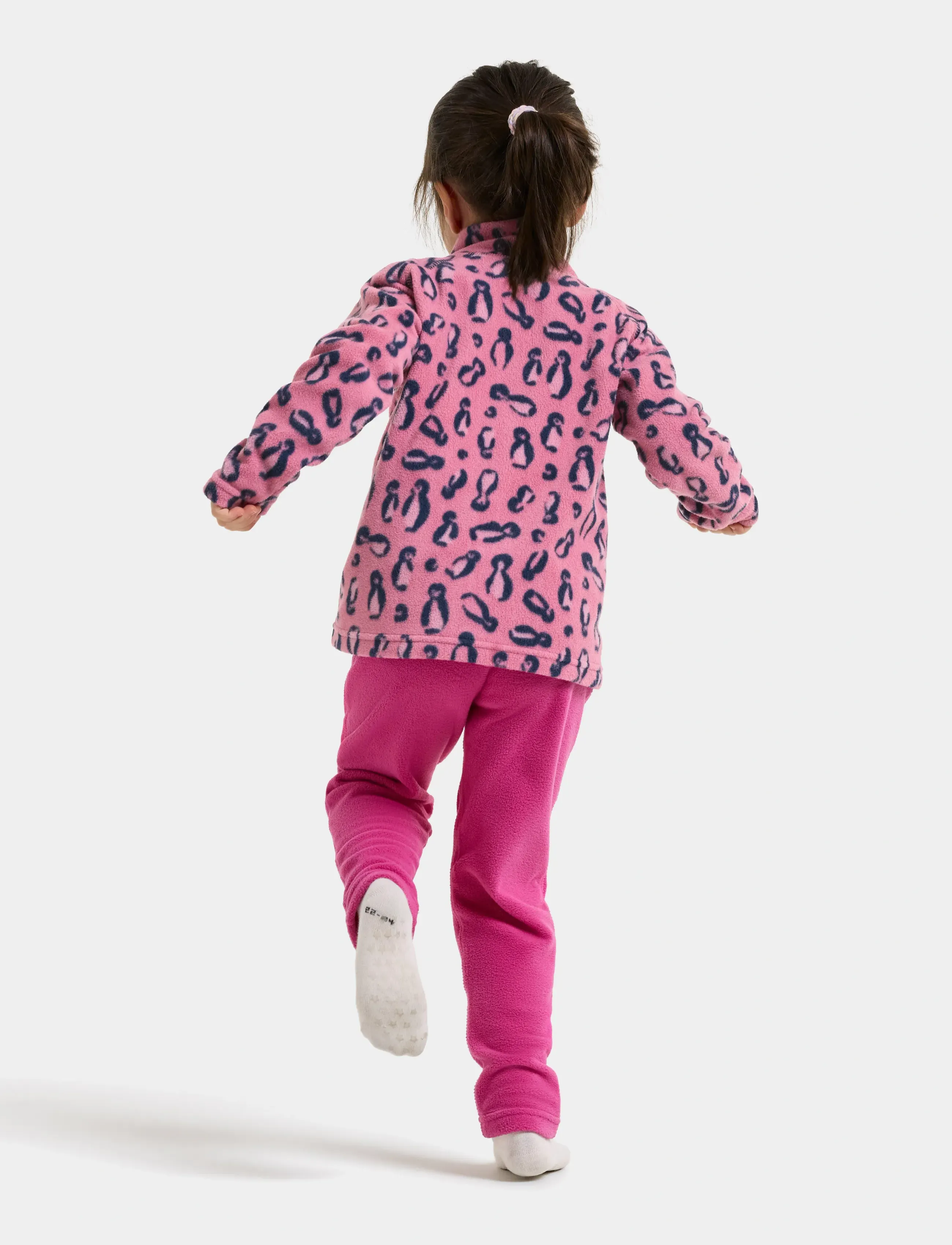 Didriksons - Monte Printed Kids' Full-Zip - paksud joped - penguino pink - 5