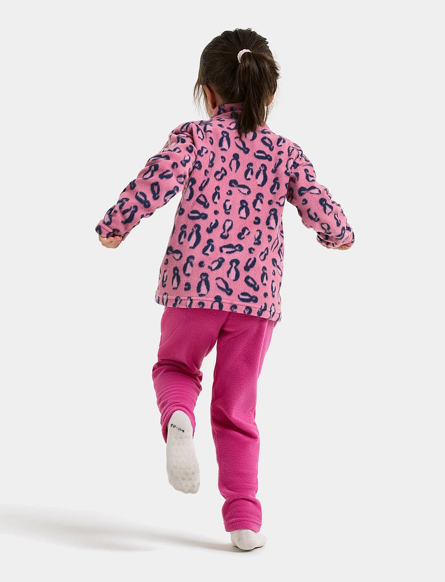 Didriksons - Monte Printed Kids' Full-Zip - paksud joped - penguino pink - 5
