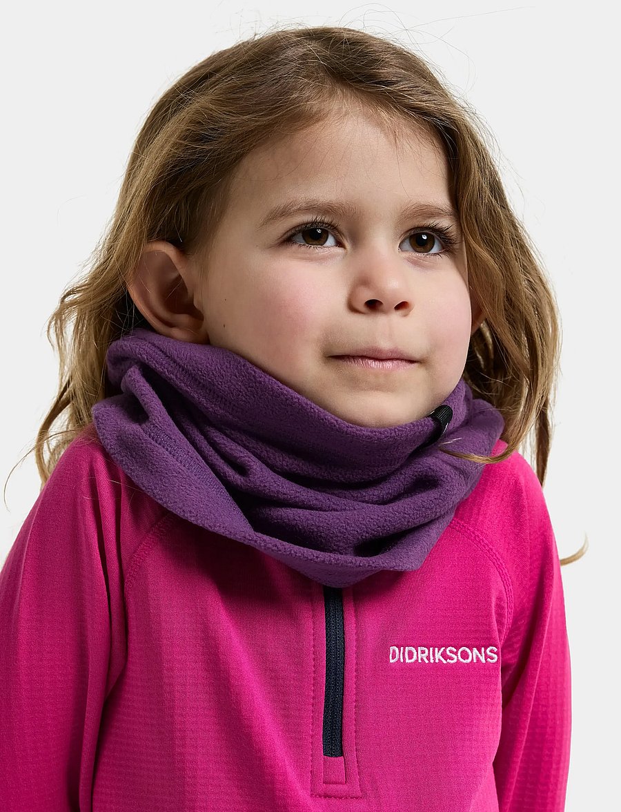 Didriksons - Monte Kids' Neckwarmer - torusallid - northen purple - 0