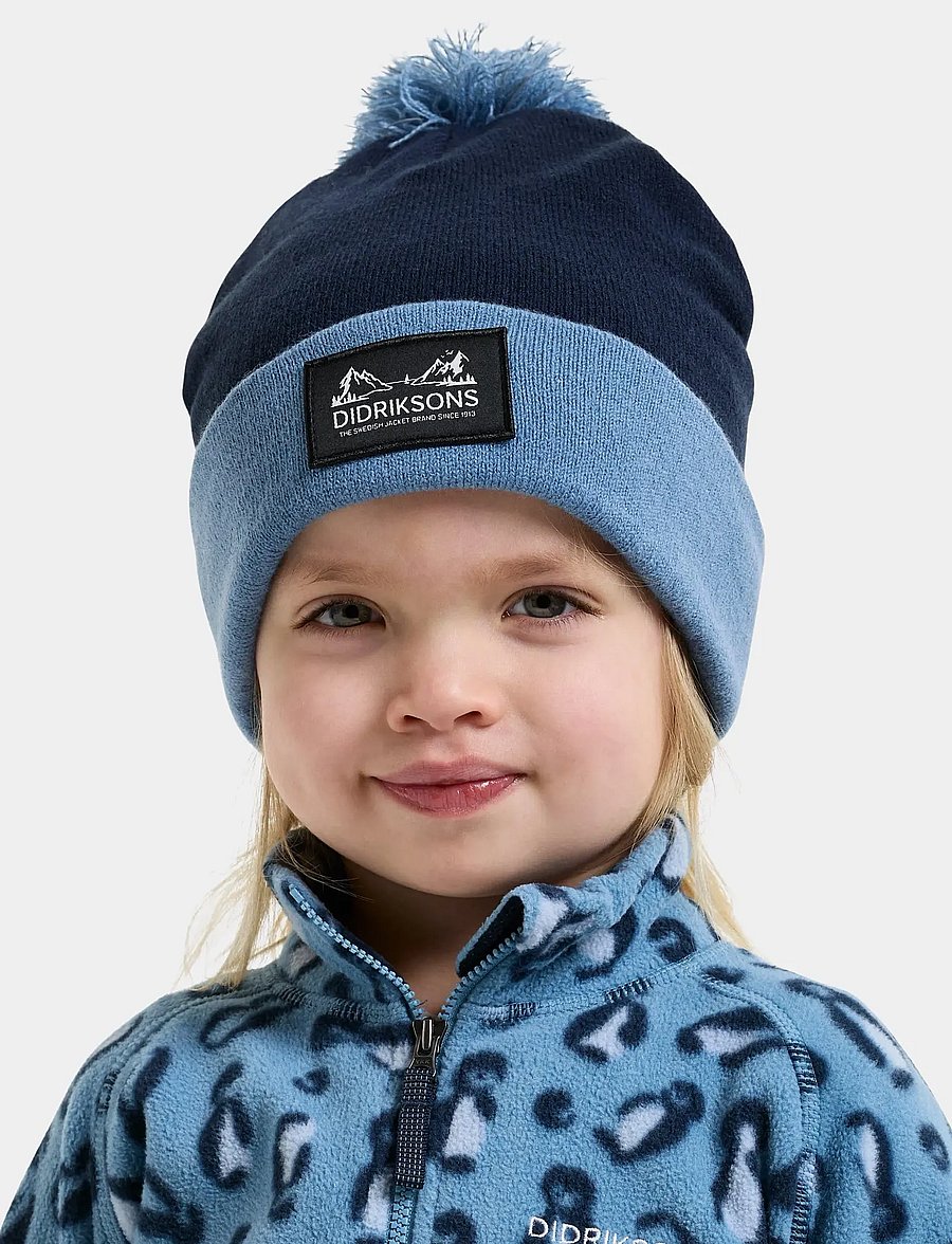 Didriksons - Aspen Kids' Beanie - beanie mütsid - navy - 0