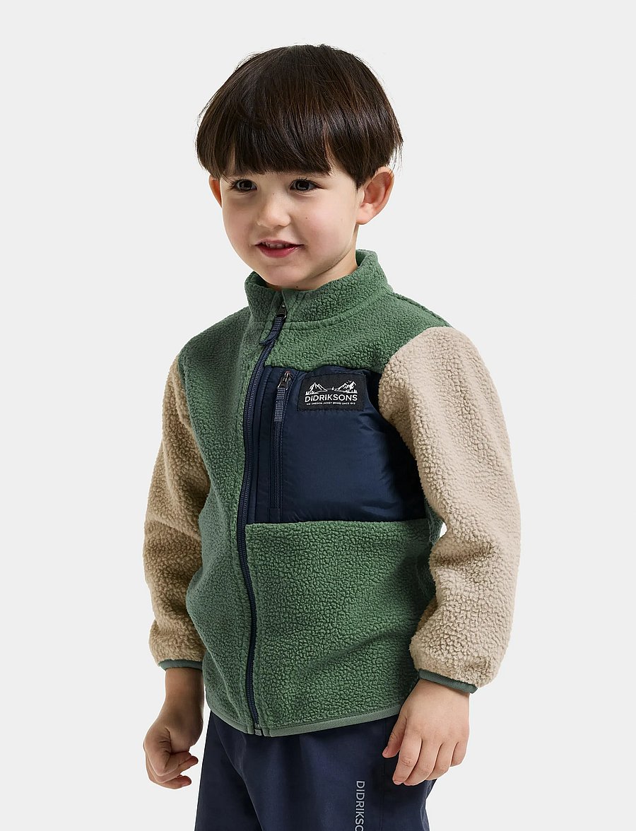 Didriksons - Anten Kids' Full-Zip - paksud joped - beach beige - 0