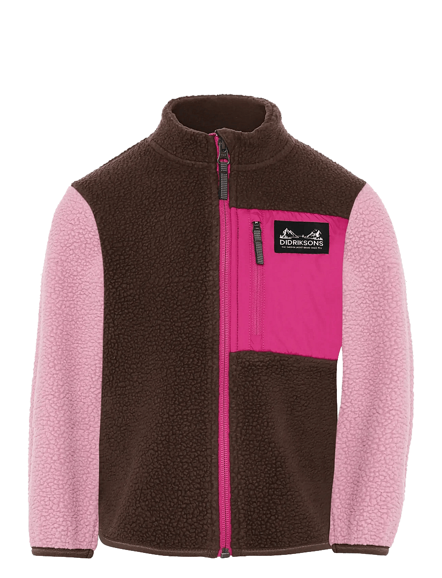 Didriksons - Anten Kids' Full-Zip - paksud joped - oyster pink - 1