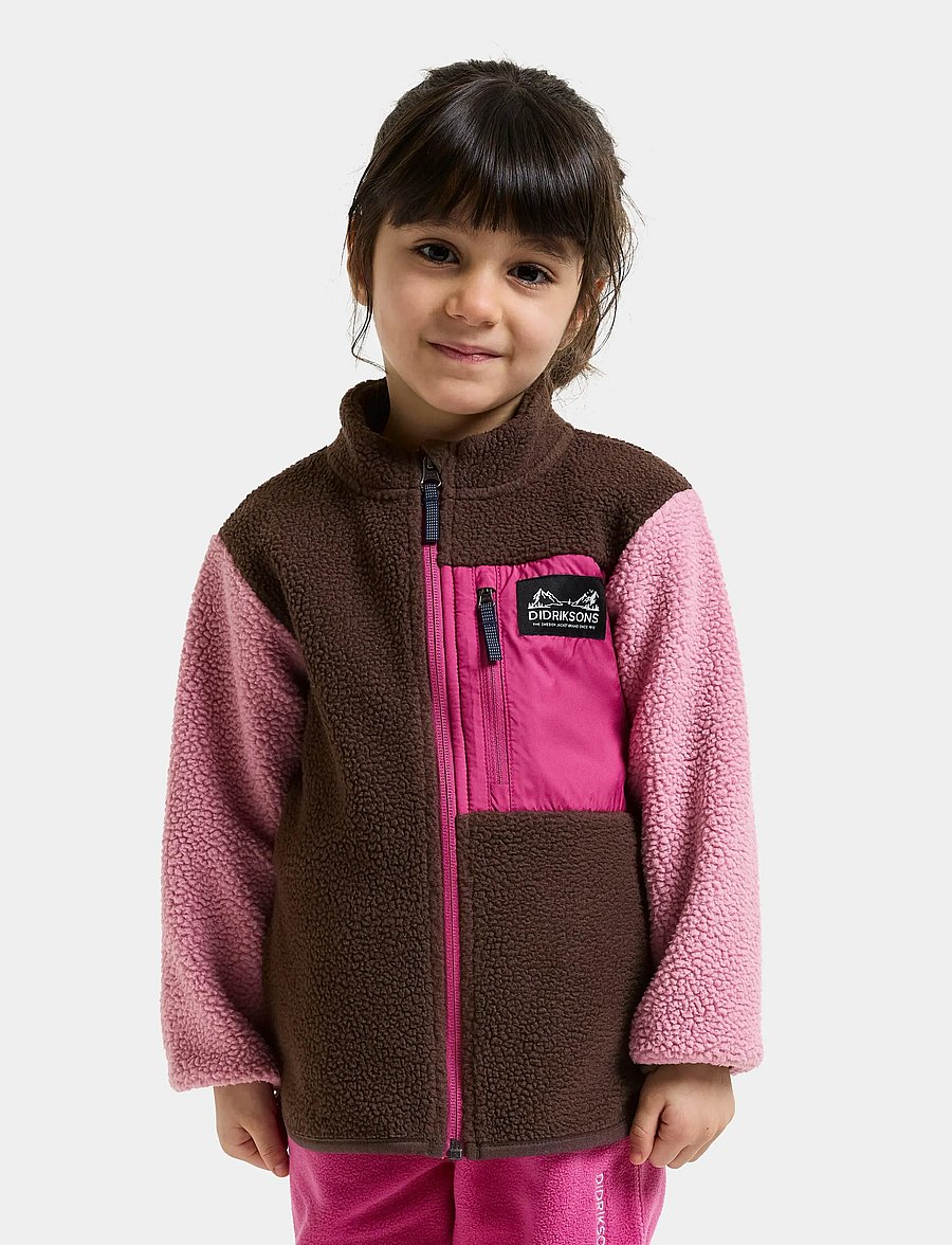 Didriksons - Anten Kids' Full-Zip - paksud joped - oyster pink - 3
