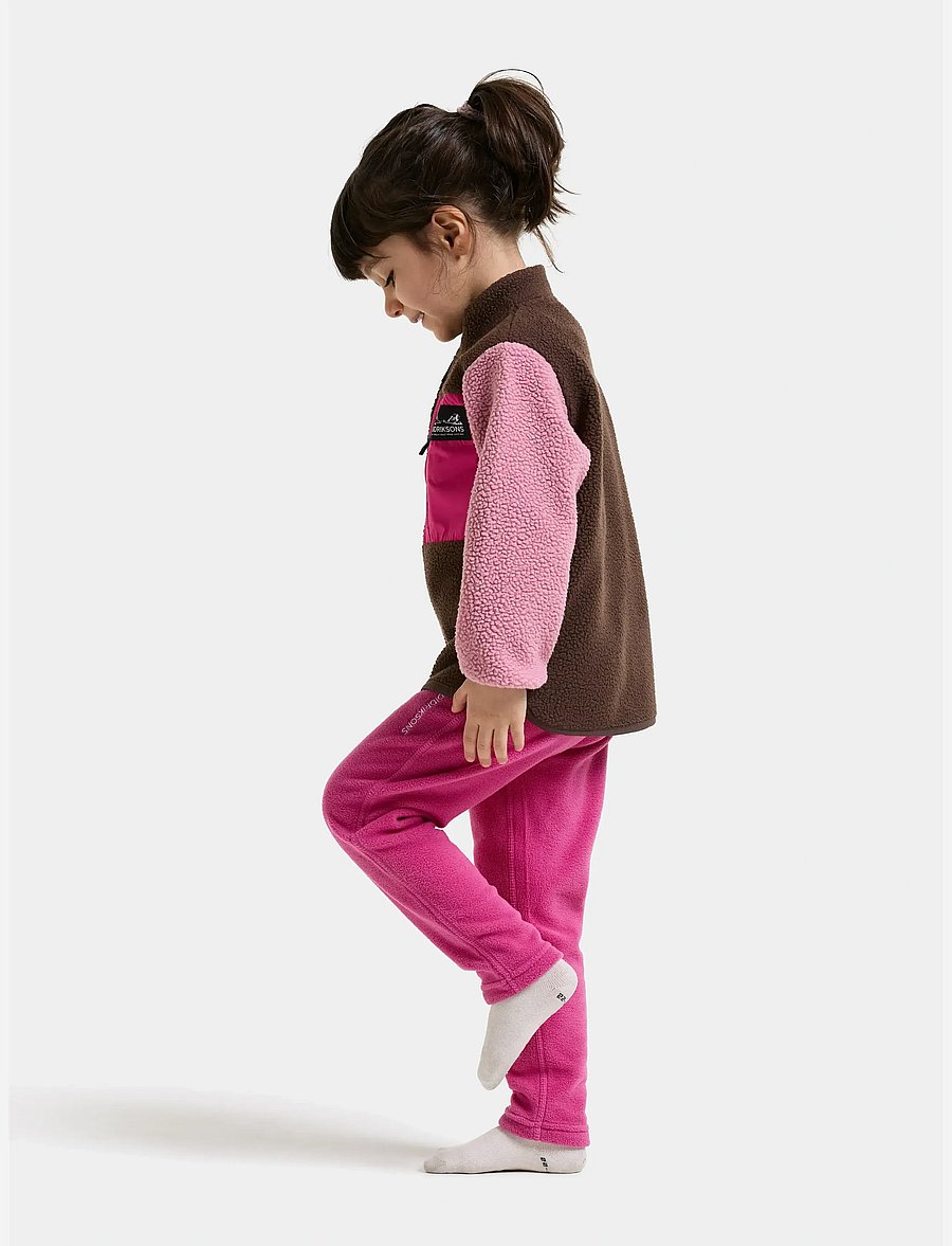 Didriksons - Anten Kids' Full-Zip - paksud joped - oyster pink - 5