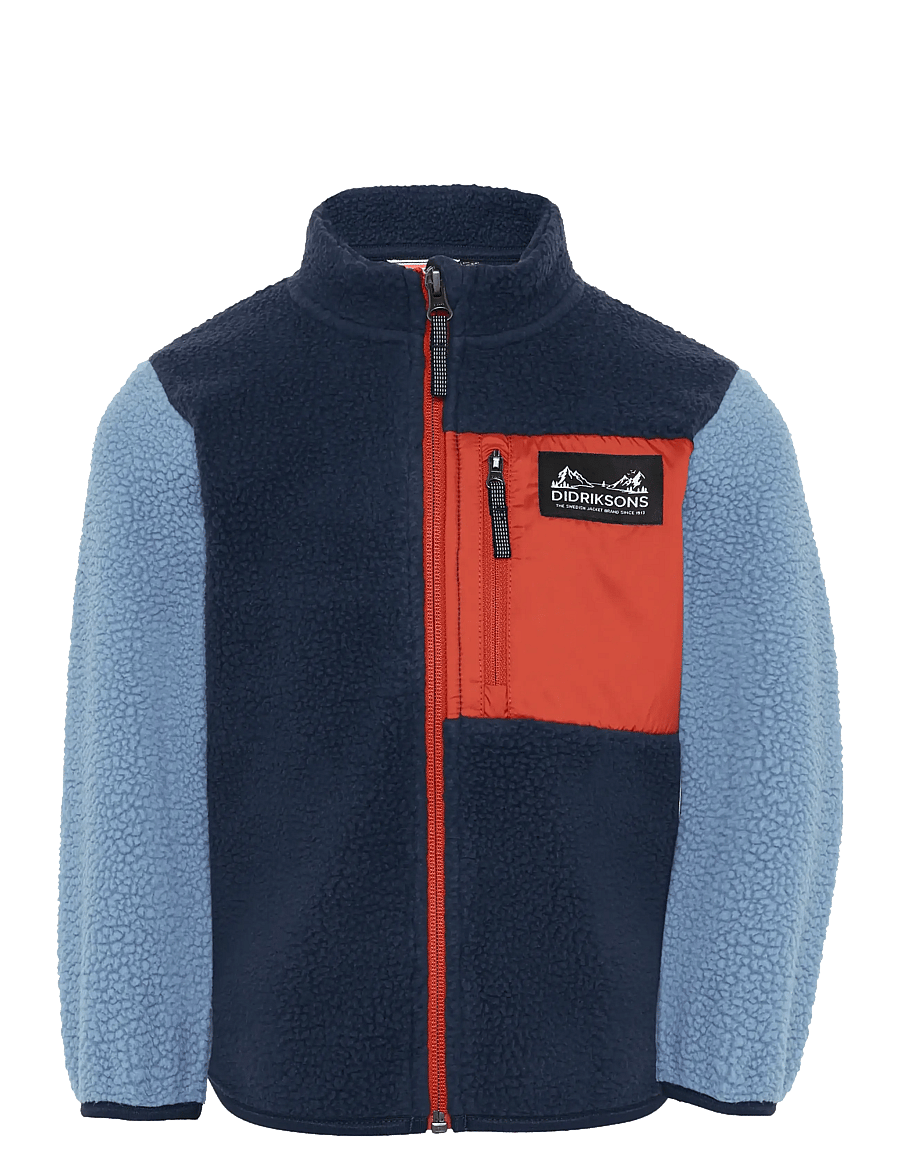 Didriksons - Anten Kids' Full-Zip - winter blue - 1