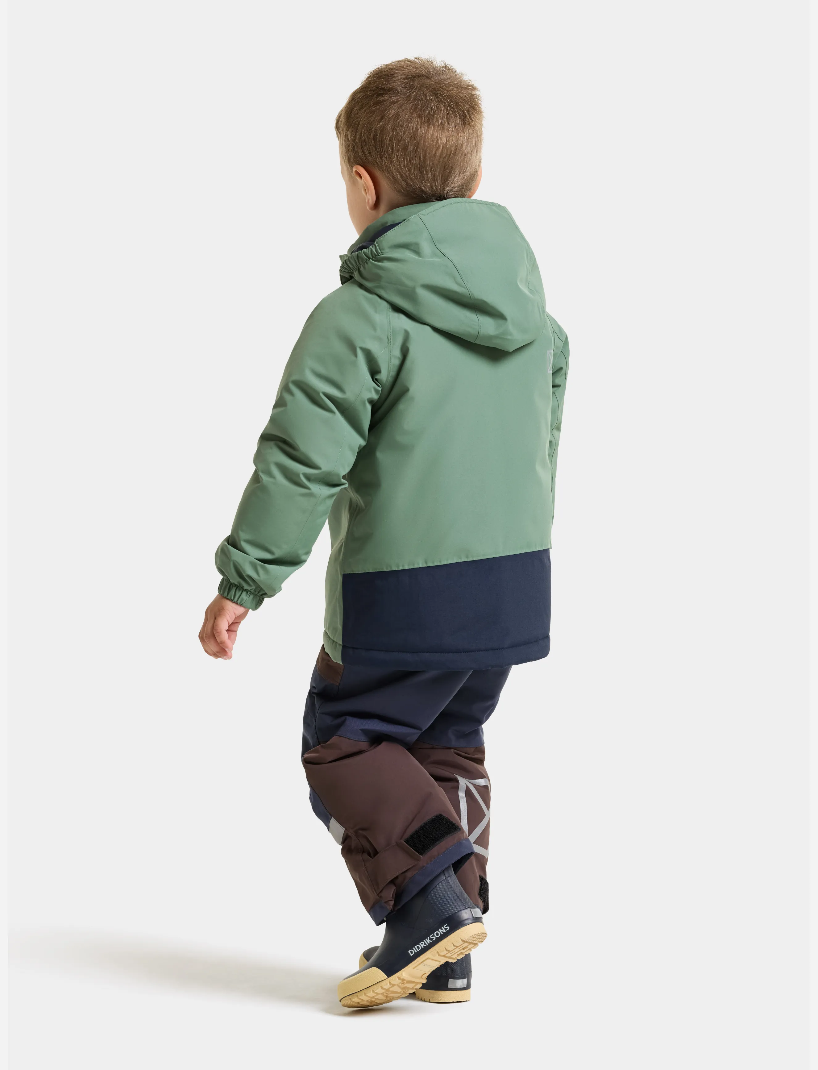 Didriksons - Talvi Kids' Jacket - skijakker - dark moss - 3