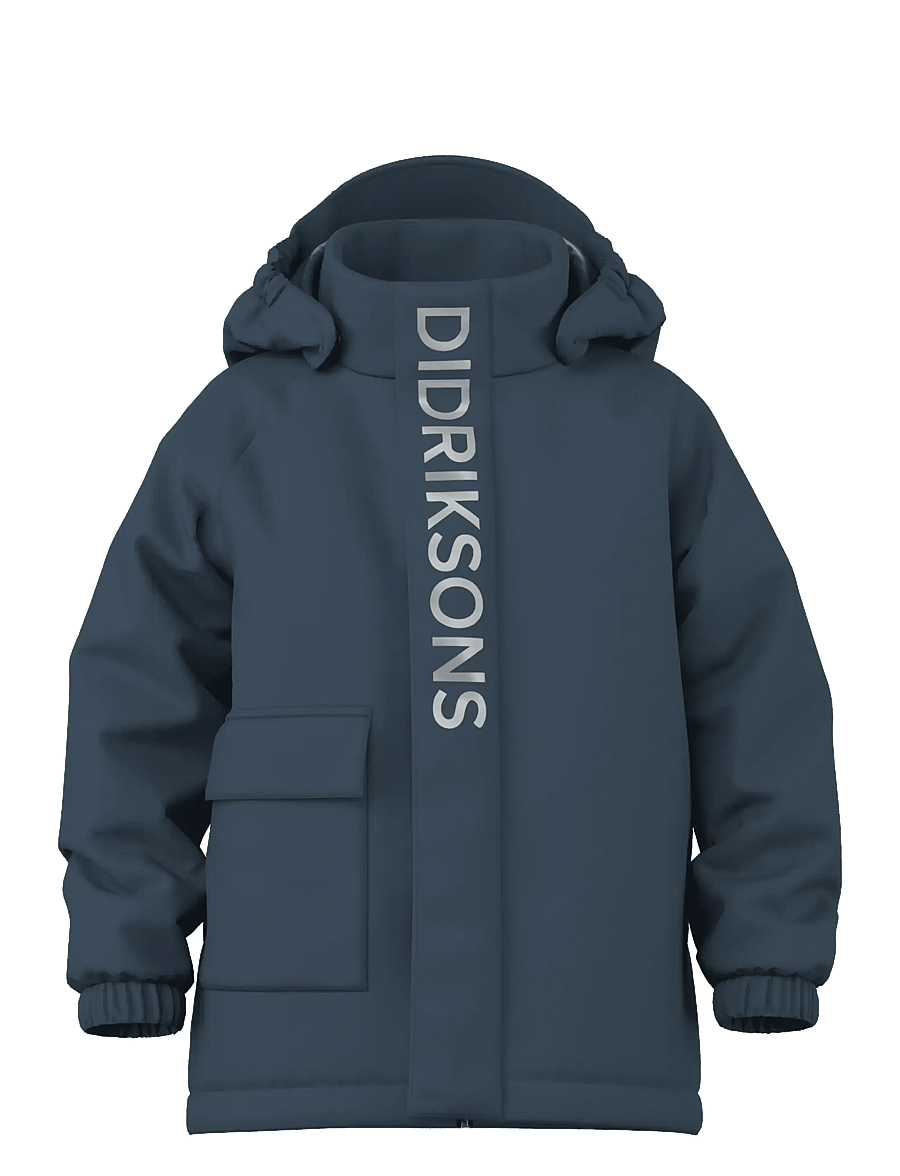 Didriksons - Talvi Kids' Jacket - skidjackor - mountain blue - 1