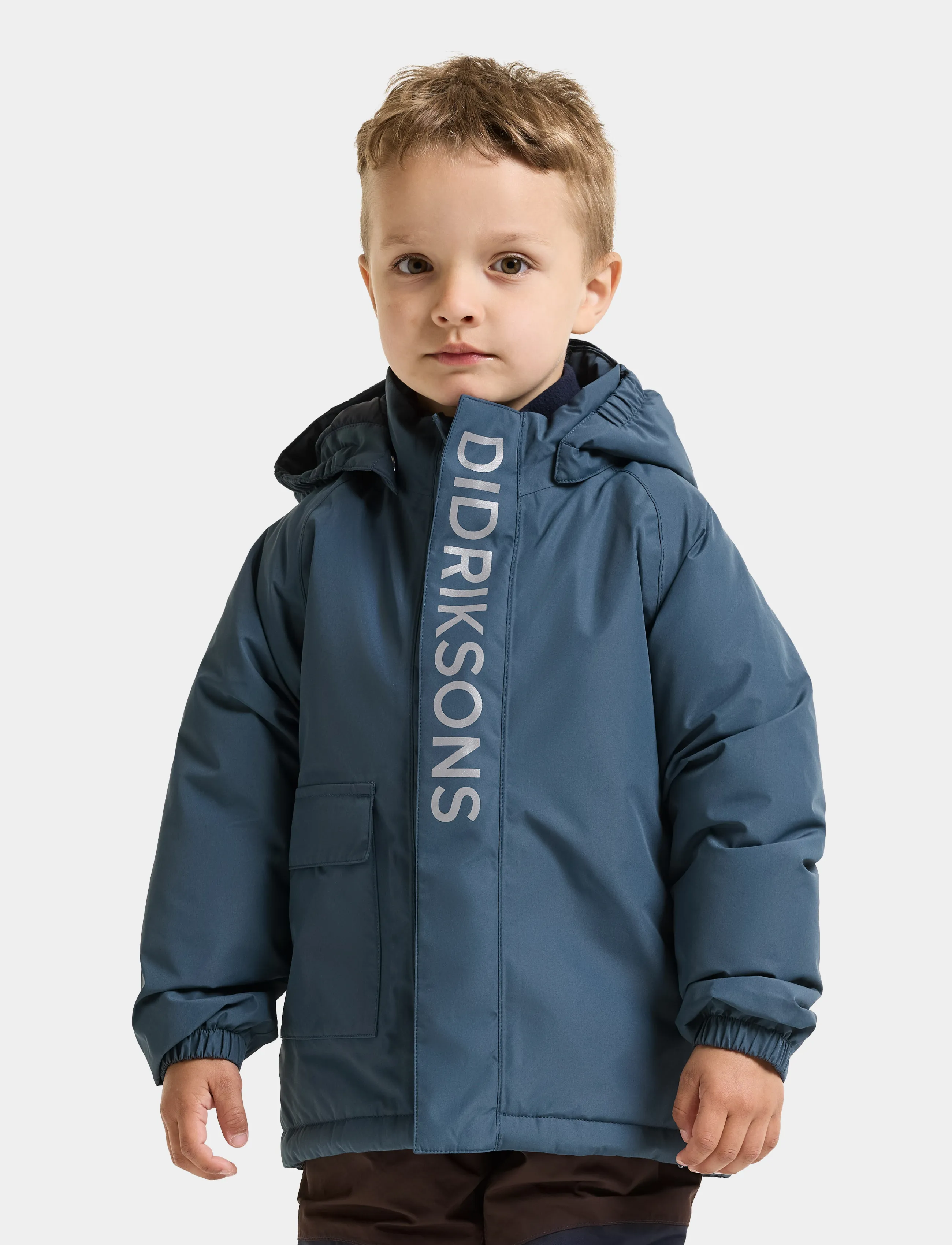 Didriksons Talvi Kids' Jacket - Õueriided - MOUNTAIN BLUE / navy