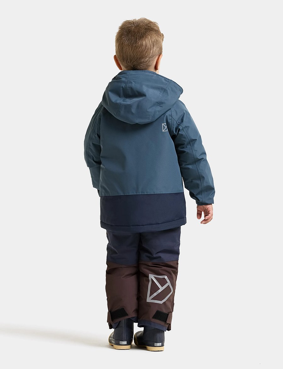 Didriksons - Talvi Kids' Jacket - skidjackor - mountain blue - 4