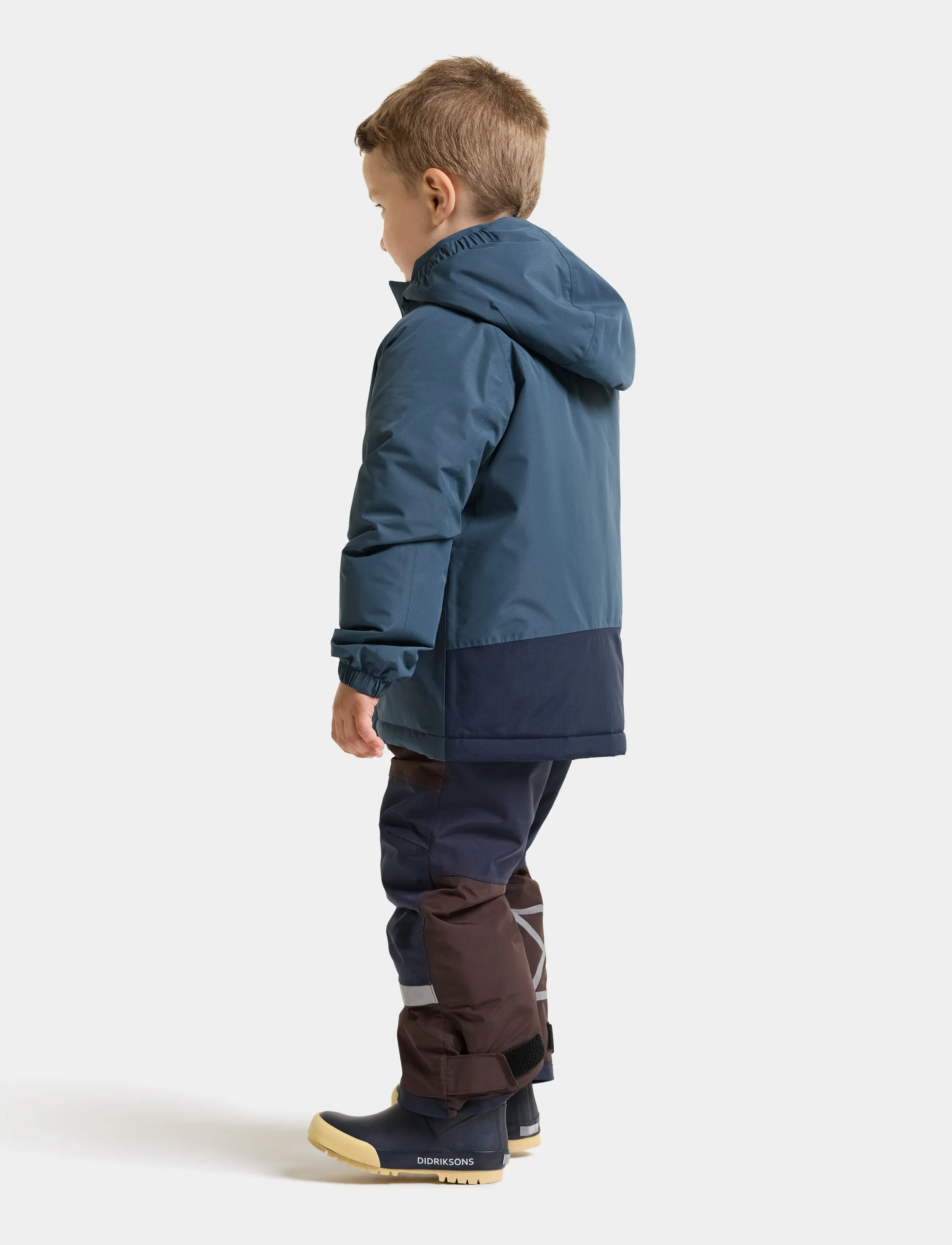 Didriksons - Talvi Kids' Jacket - jacken & mäntel - mountain blue - 5