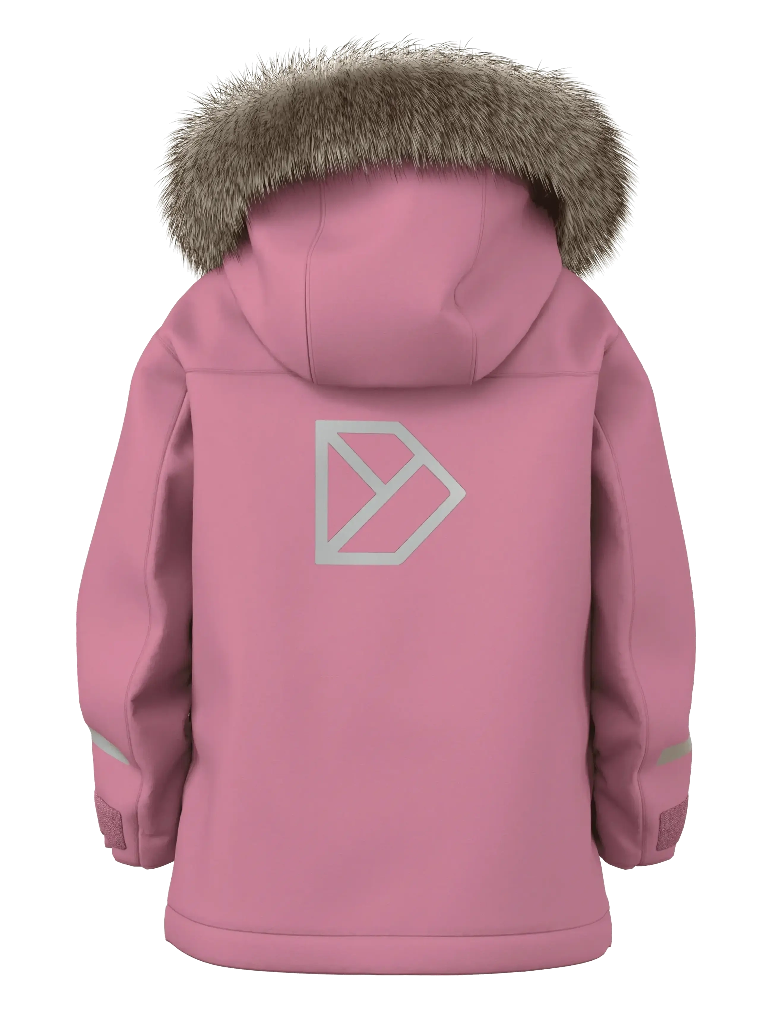 Didriksons - Bjärven Kids' Parka - insulated jackets - heather pink - 2