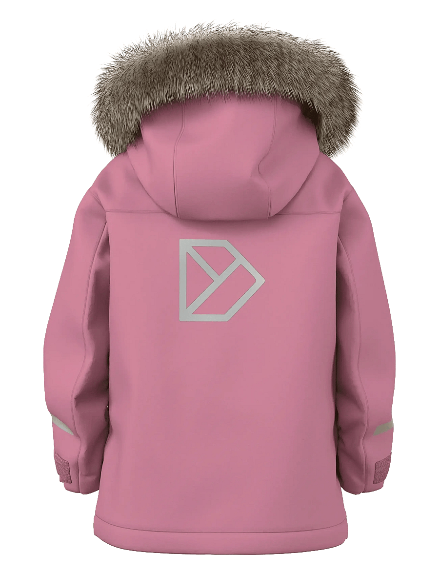 Didriksons - Bjärven Kids' Parka - insulated jackets - heather pink - 2