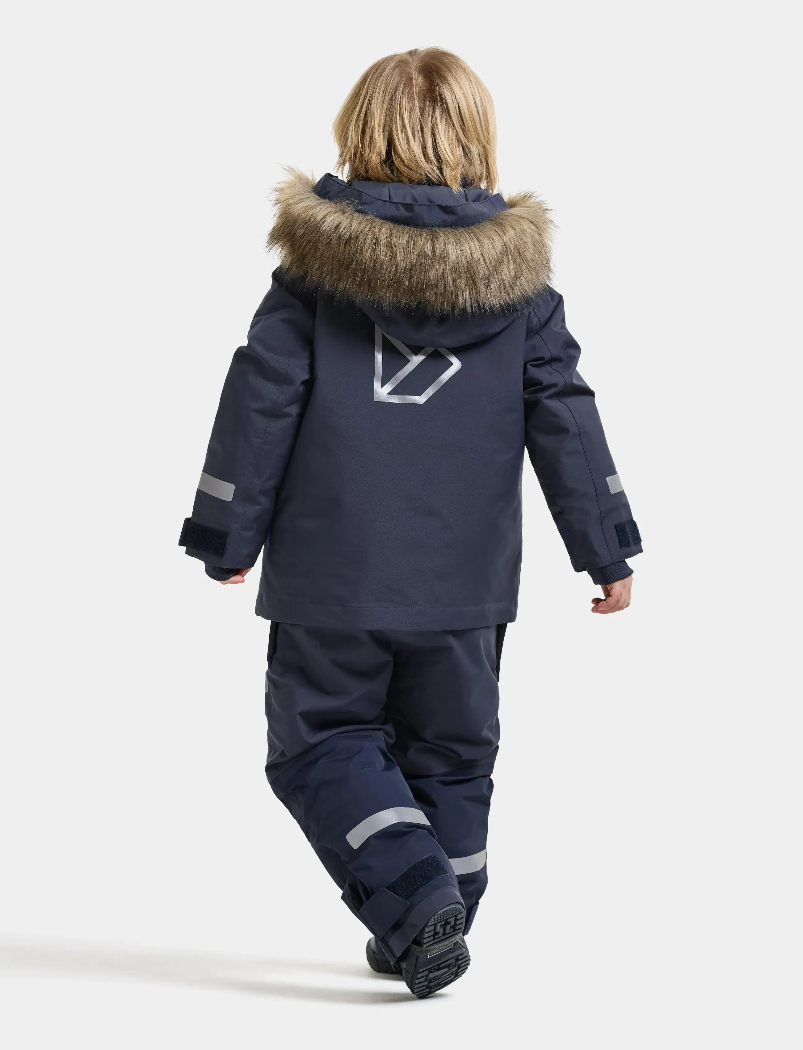 Didriksons - Bjärven Kids' Parka - navy - 4