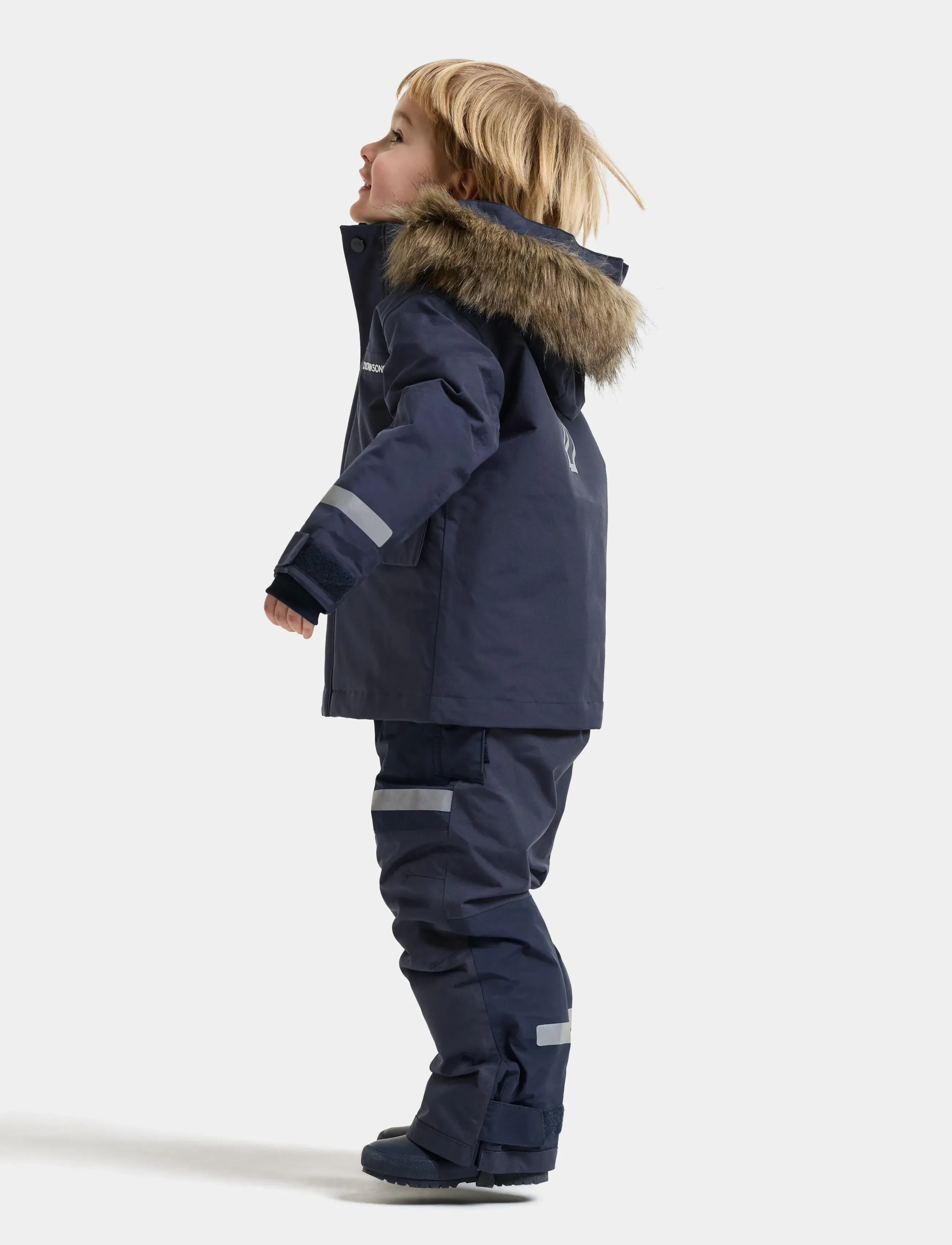 Didriksons - Bjärven Kids' Parka - navy - 5