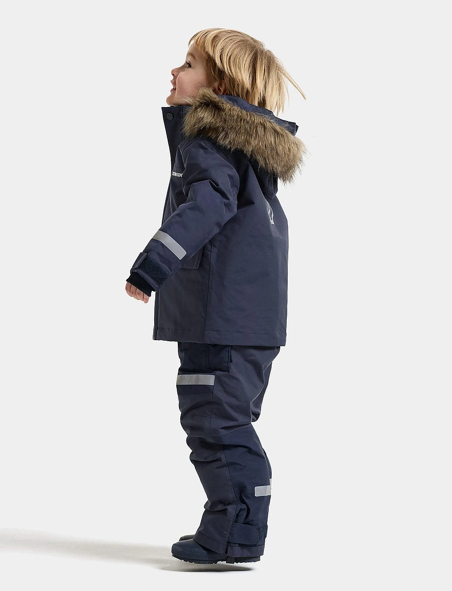 Didriksons - Bjärven Kids' Parka - navy - 5