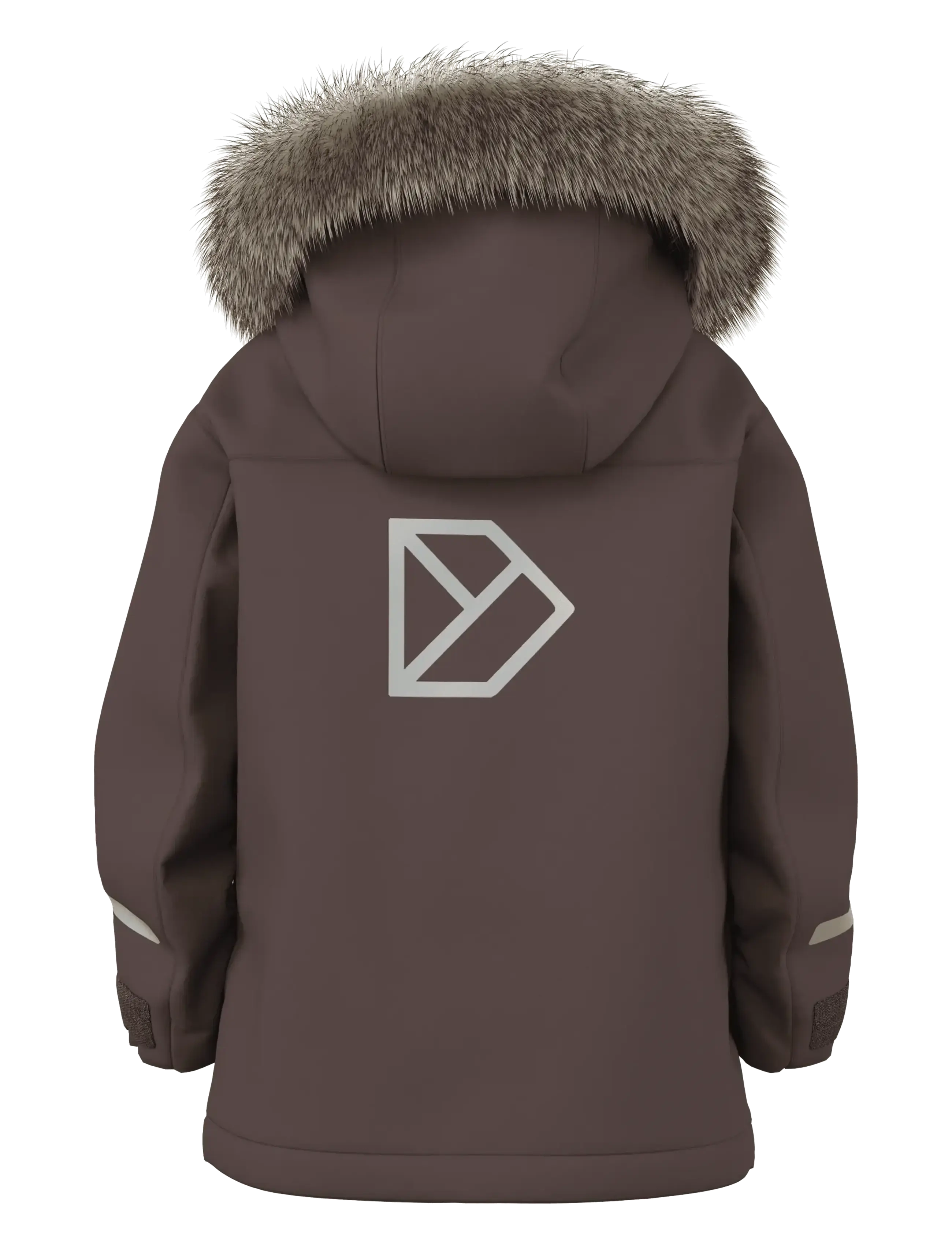 Didriksons - Bjärven Kids' Parka - shadow brown - 2