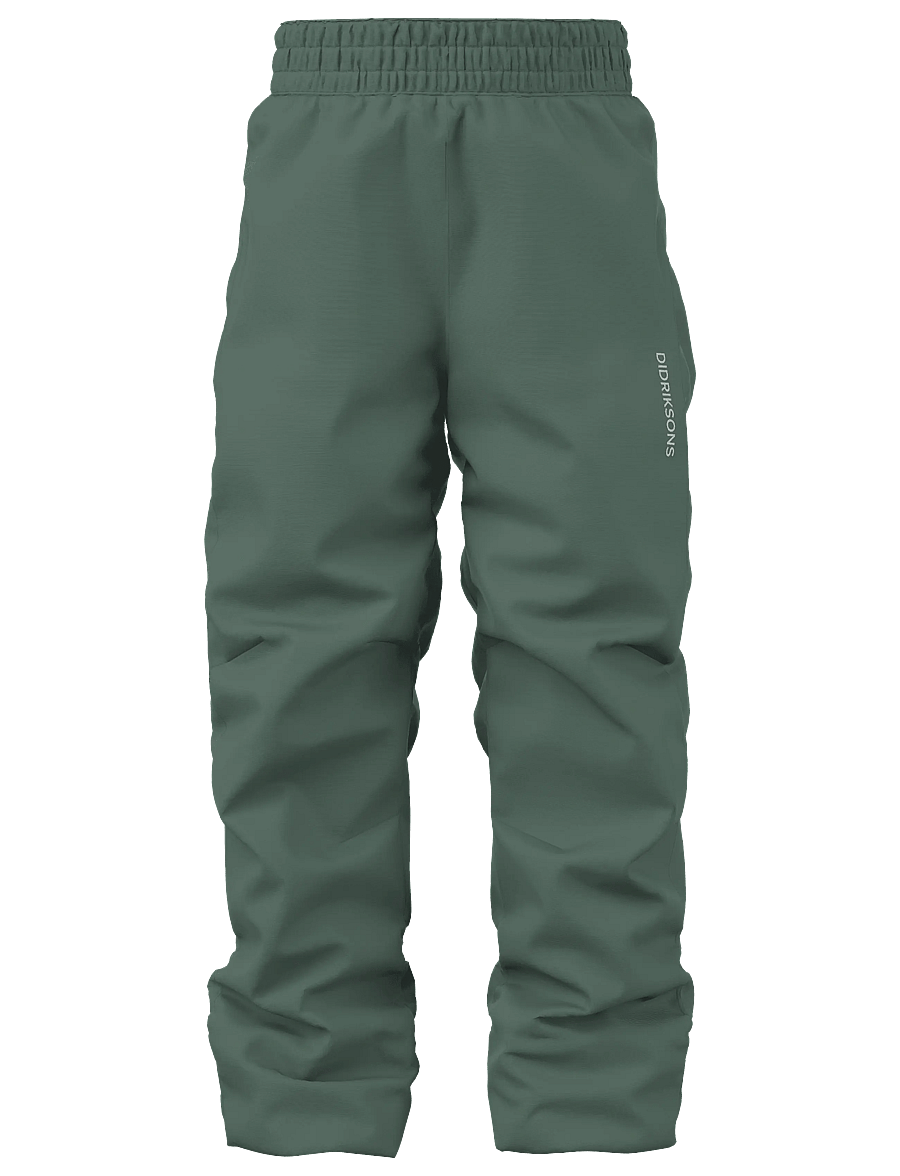 Didriksons - Avan Kids' Pants - tuule- ja veekindlad püksid - dark moss - 1