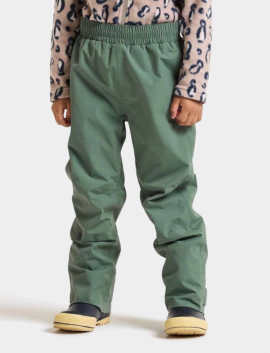 Didriksons - Avan Kids' Pants - tuule- ja veekindlad püksid - dark moss - 0