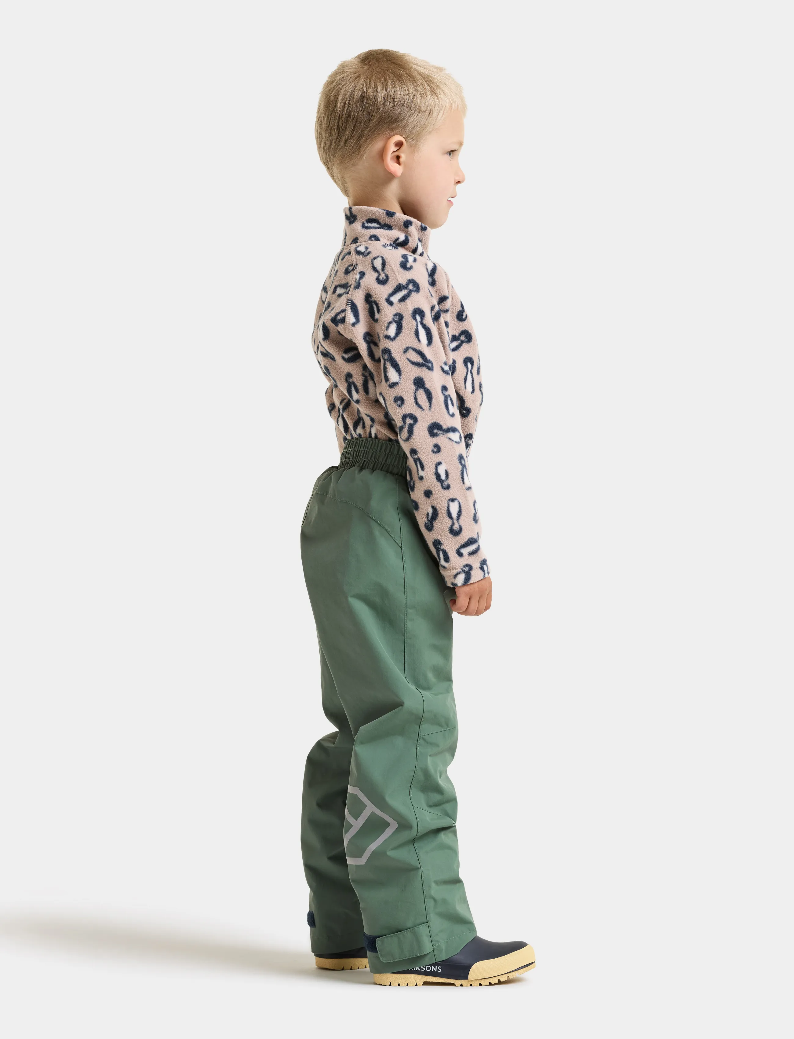 Didriksons - Avan Kids' Pants - tuule- ja veekindlad püksid - dark moss - 4