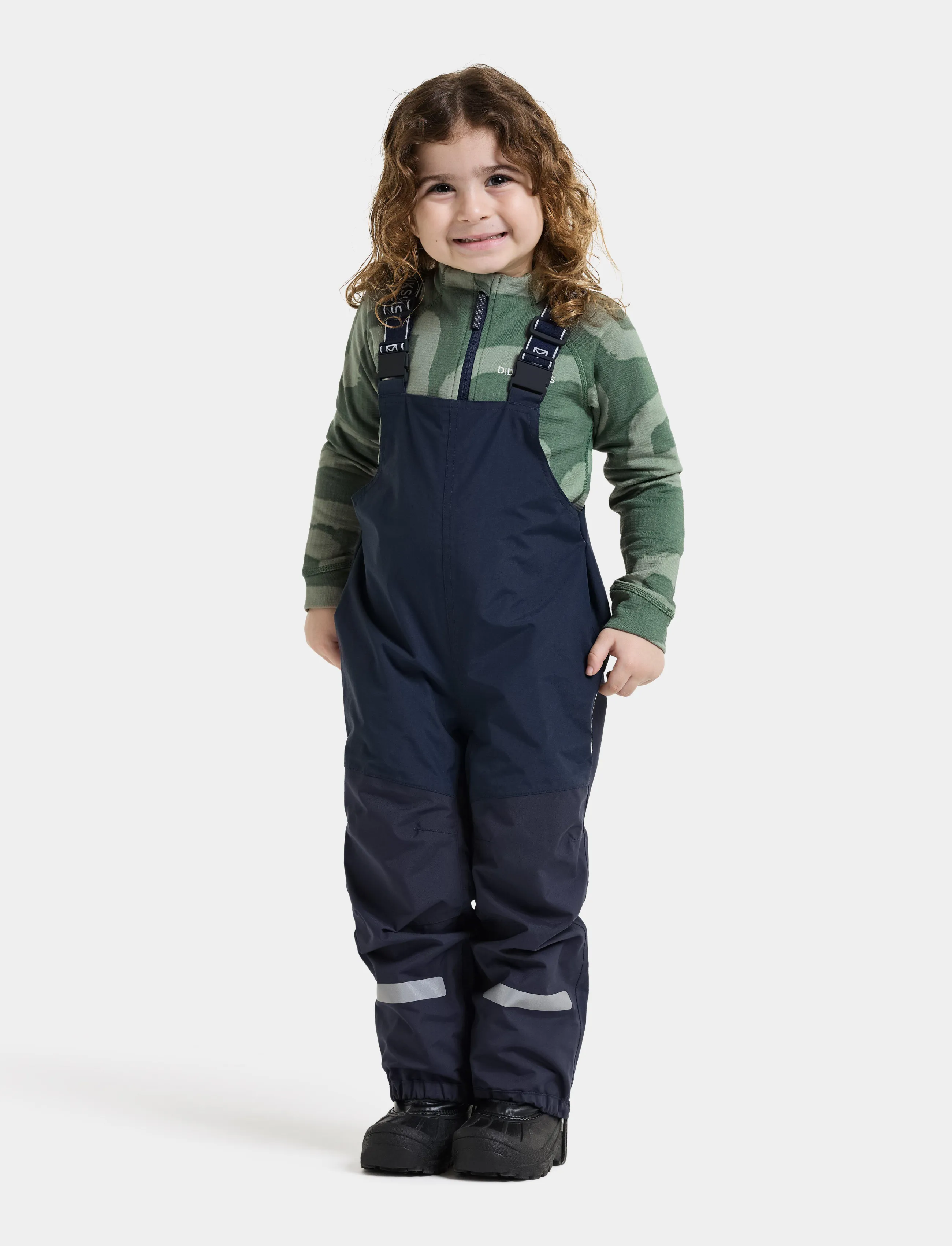 Didriksons Foxen Bib Kids' Pant - Didriksons - NAVY / navy