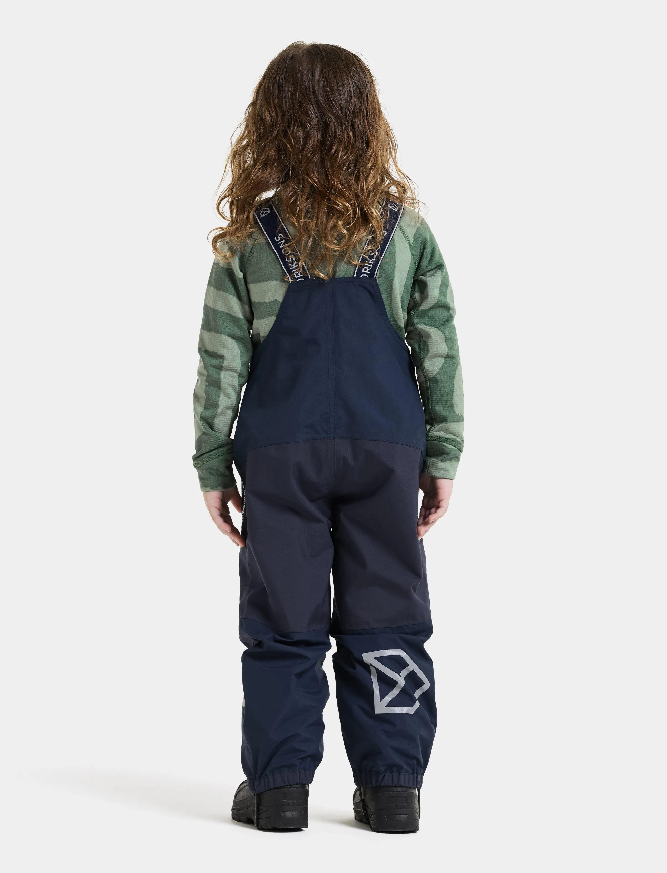 Didriksons - Foxen Bib Kids' Pant - shell- & regenhosen - navy - 4