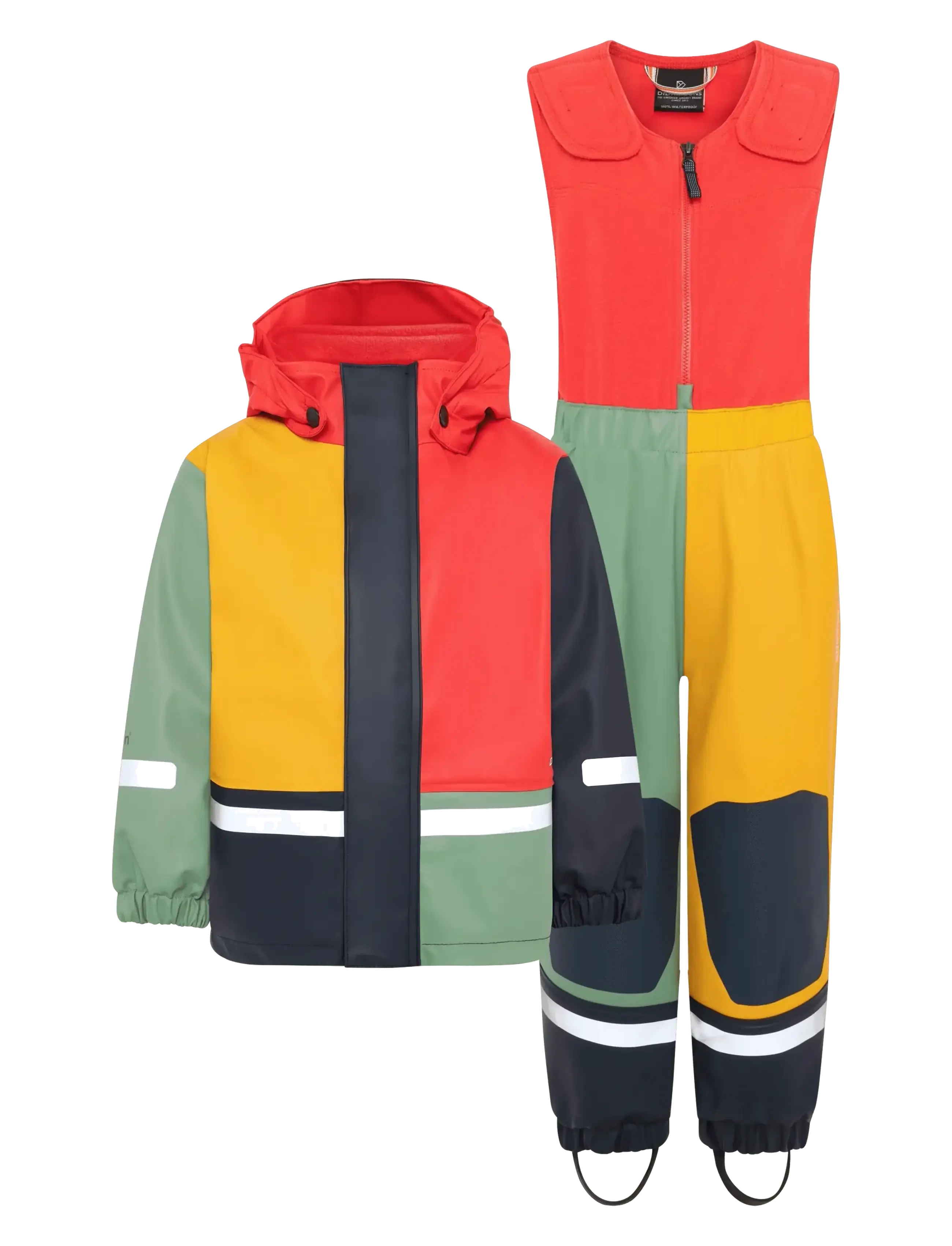 Didriksons Boardman Kids' Set Galon® - Kleidung - PAPRIKA / red