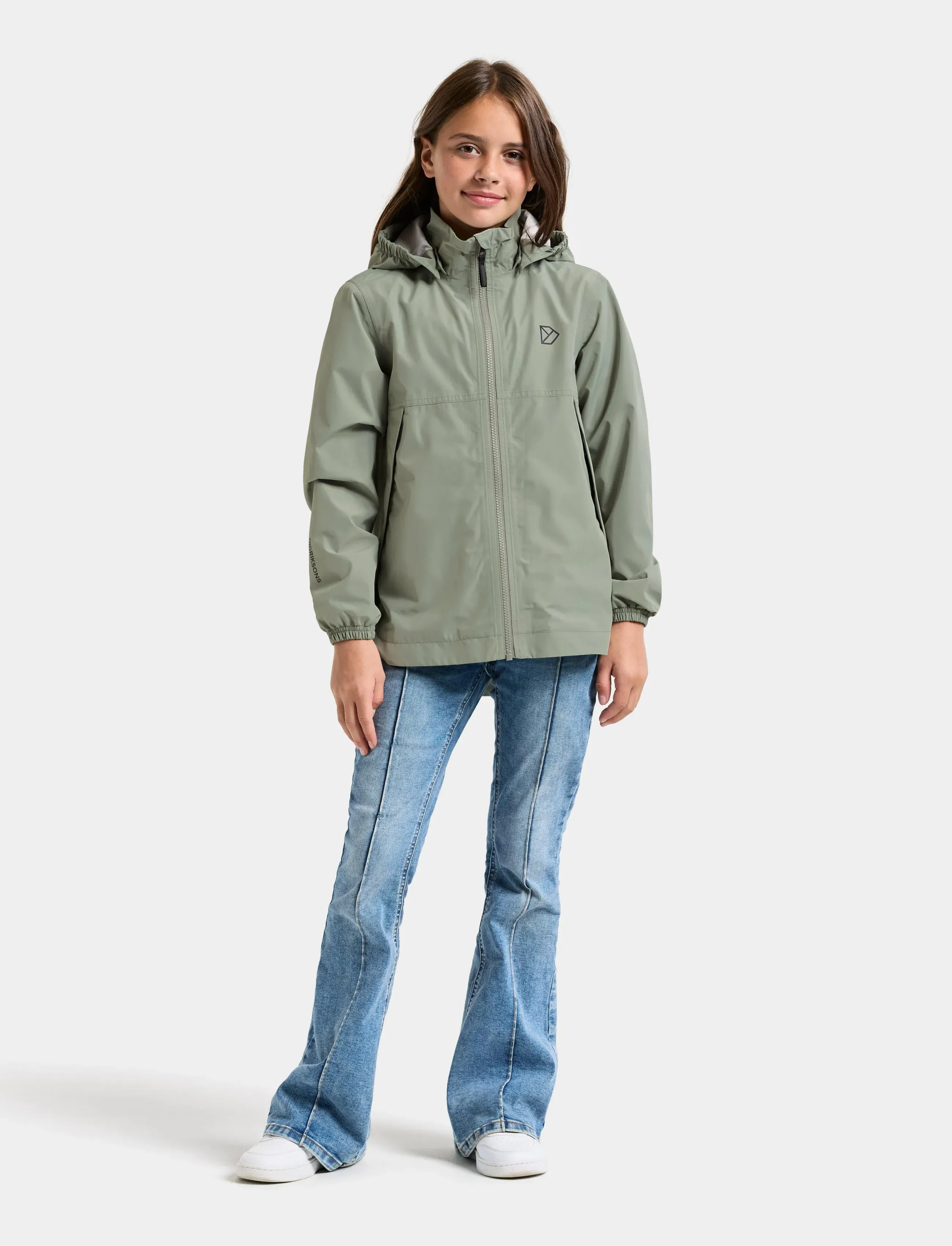 Didriksons - MELISS KIDS JKT 2 - skal- & regnjackor - wilted leaf - 3